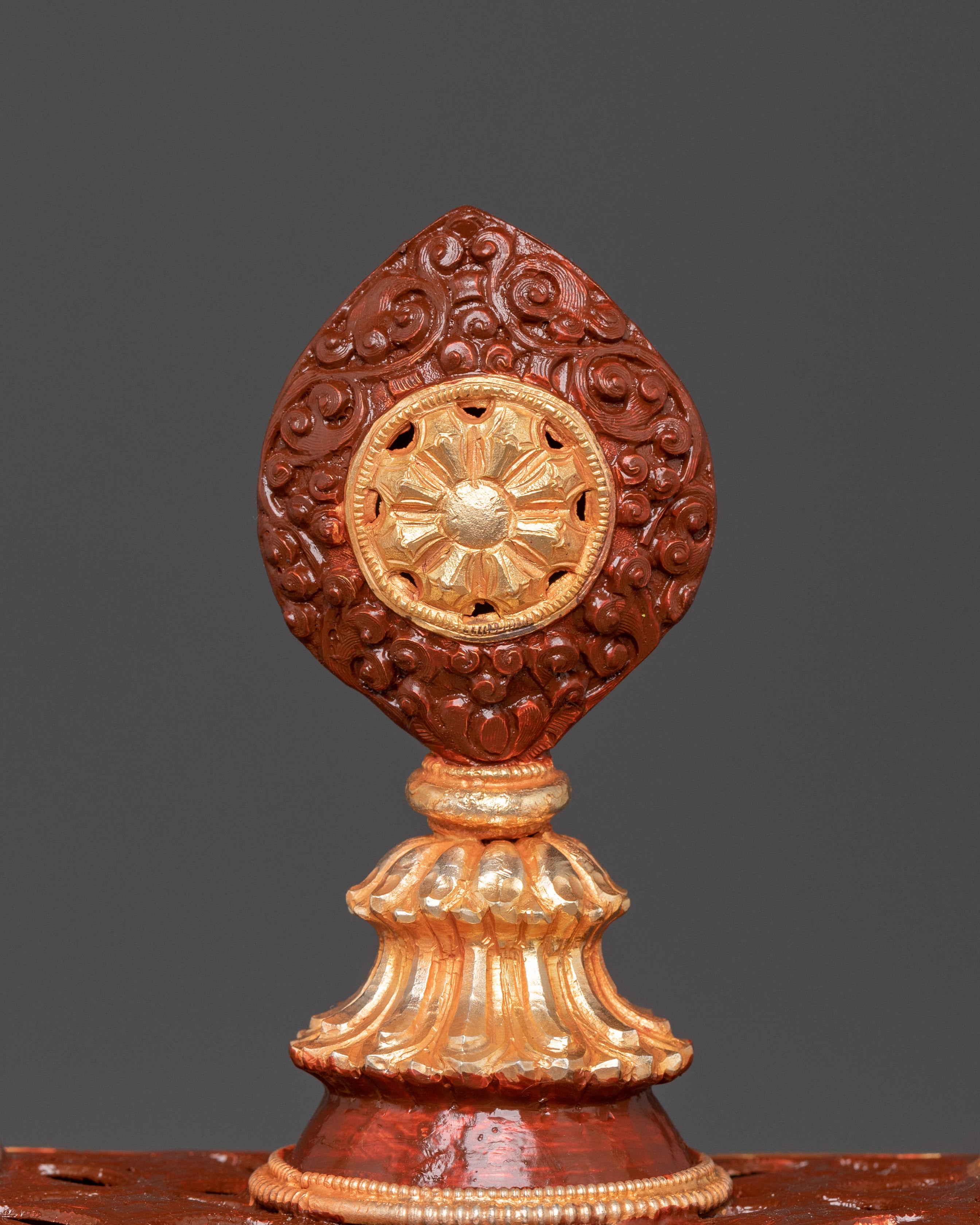 Sacred Ritual Incense Burner | Gold-Plated Copper Burner for Meditation