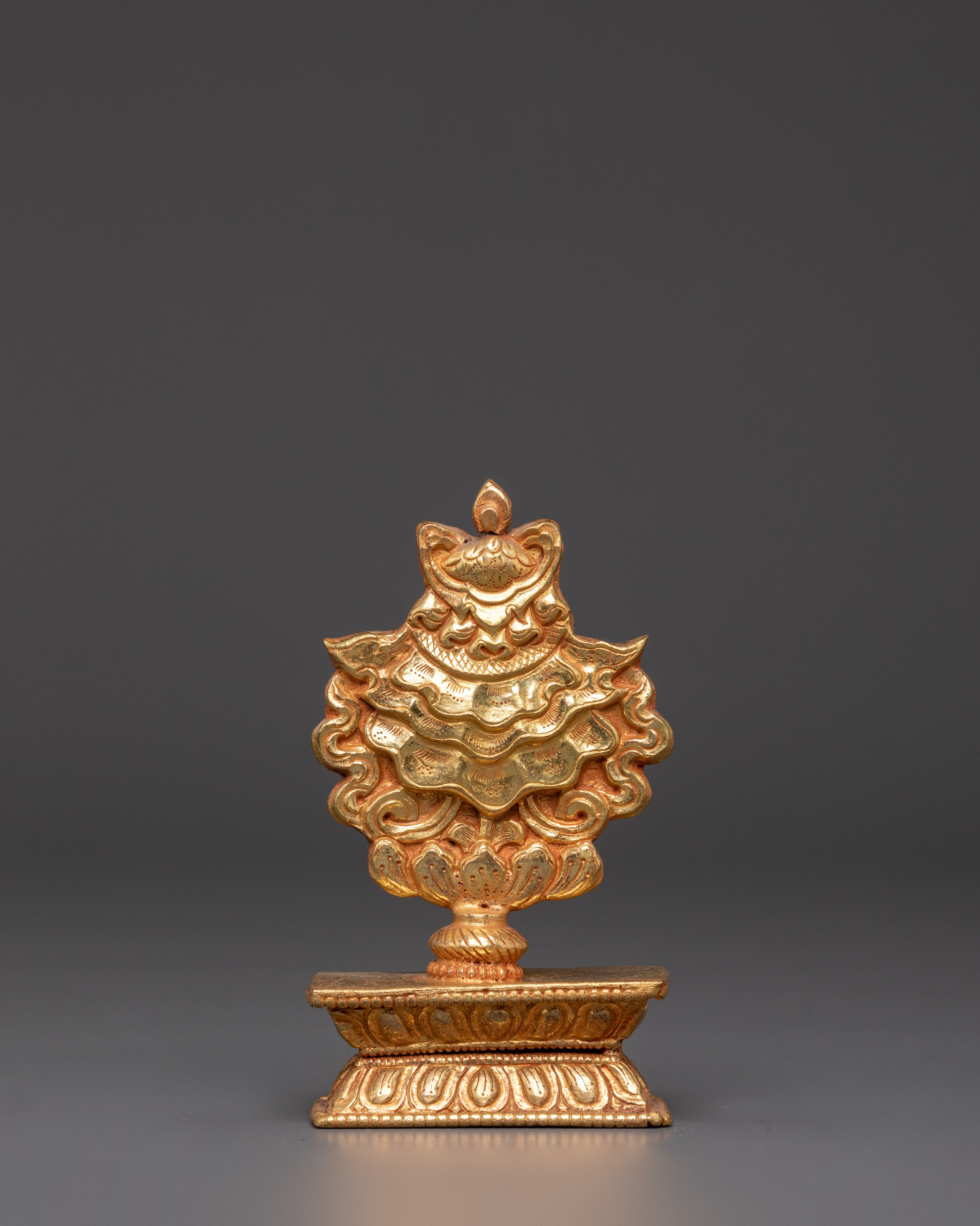 Sacred Tibetan Auspicious Symbols | Copper and Gold Plated Spiritual Decor