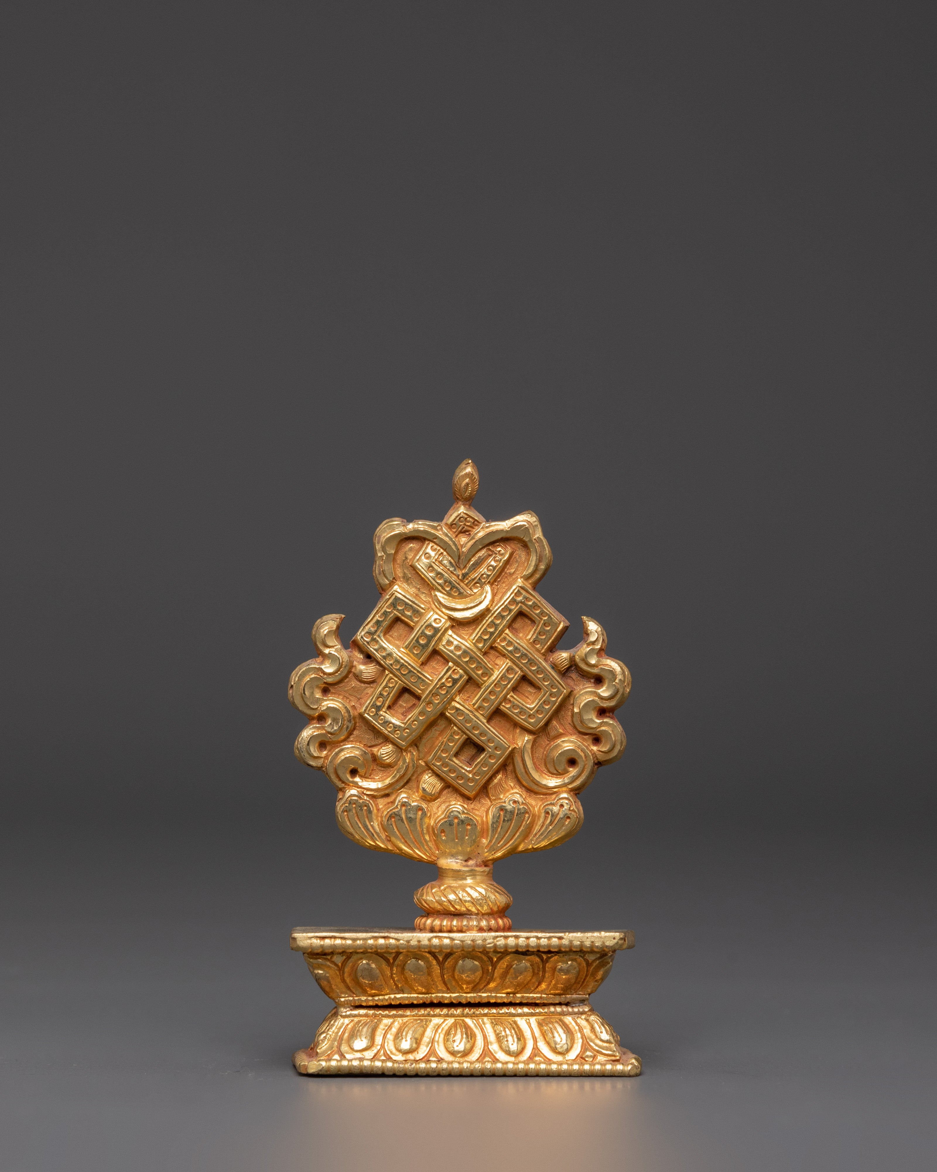 Sacred Tibetan Auspicious Symbols | Copper and Gold Plated Spiritual Decor