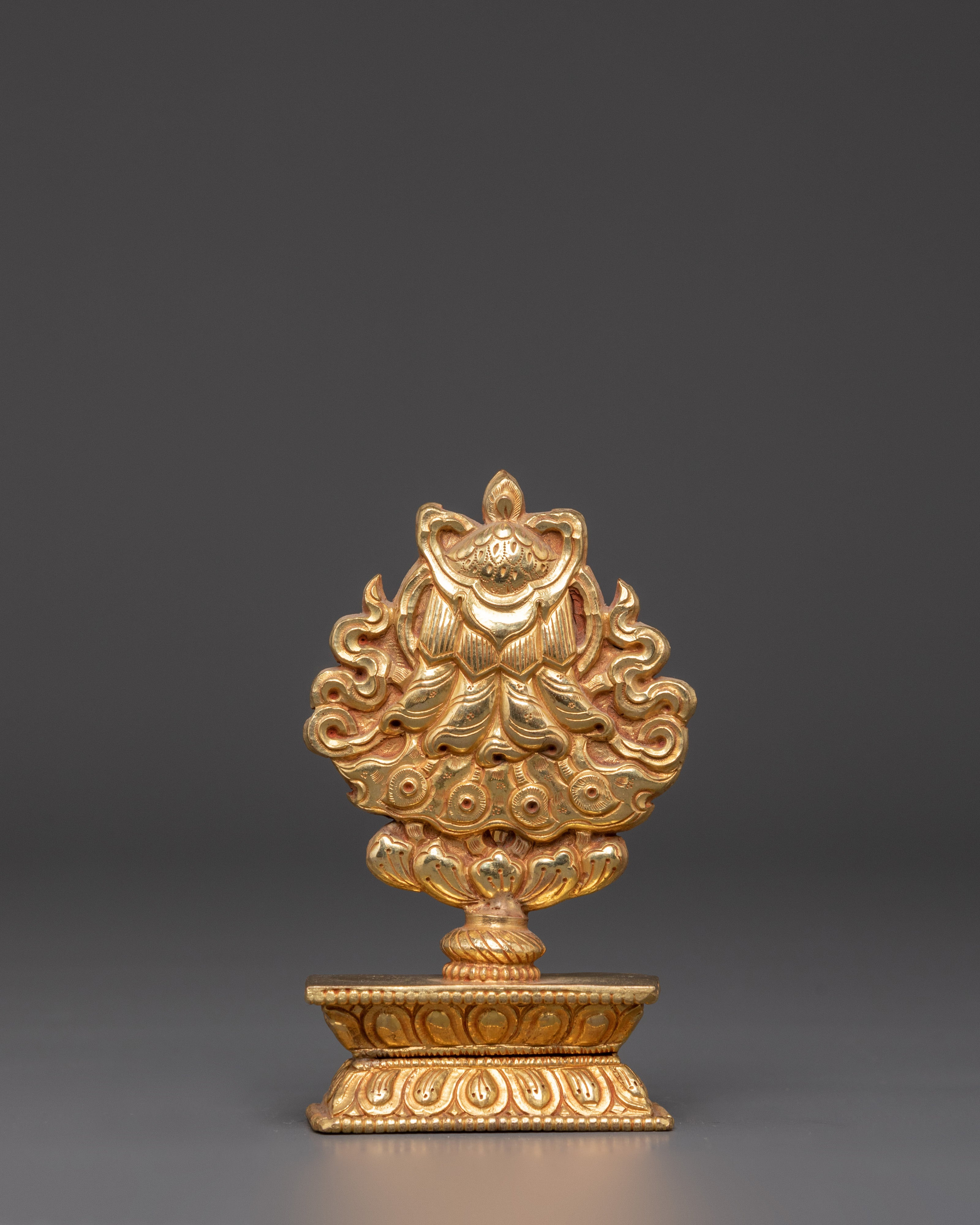 Sacred Tibetan Auspicious Symbols | Copper and Gold Plated Spiritual Decor
