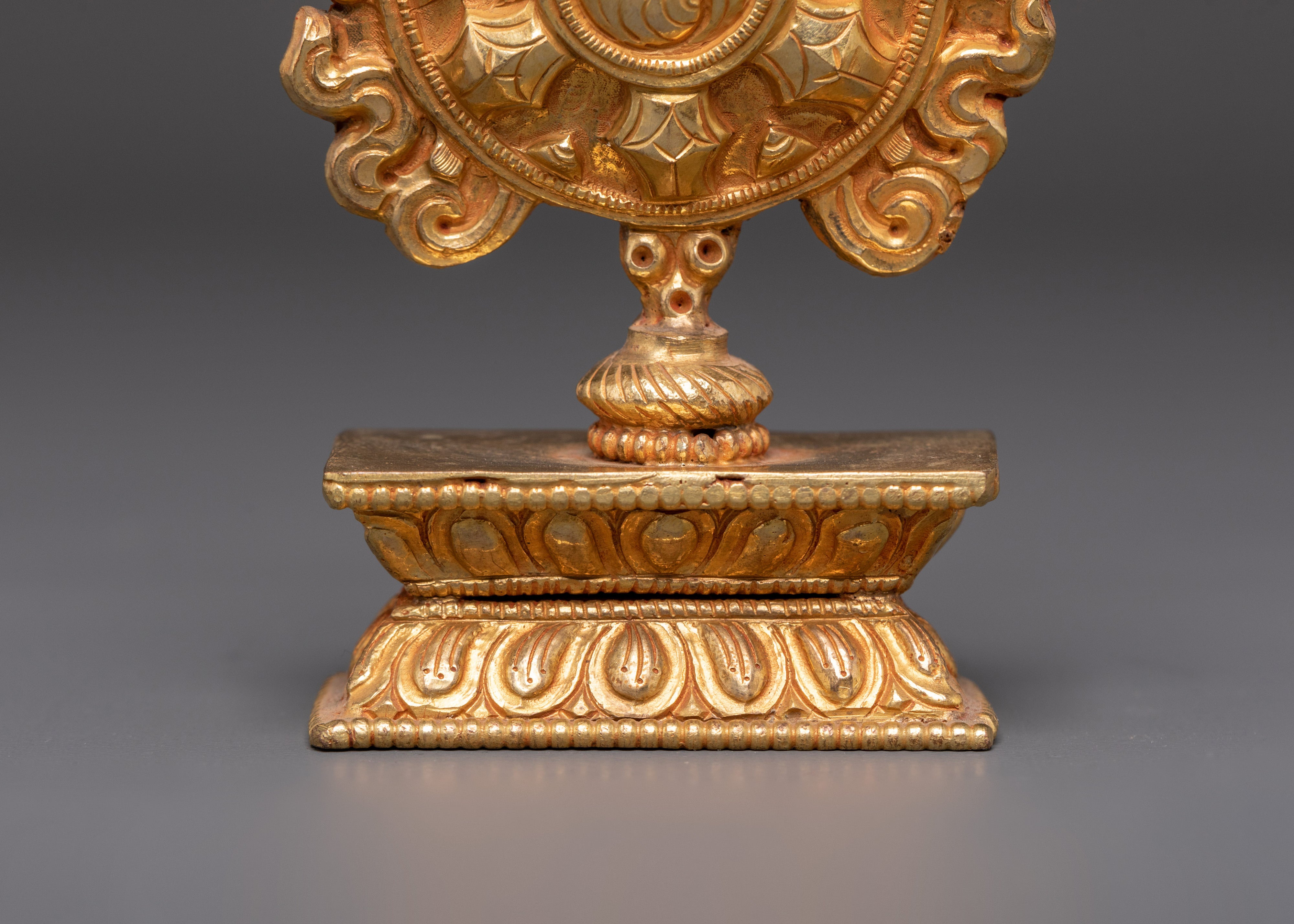 Sacred Tibetan Auspicious Symbols | Copper and Gold Plated Spiritual Decor