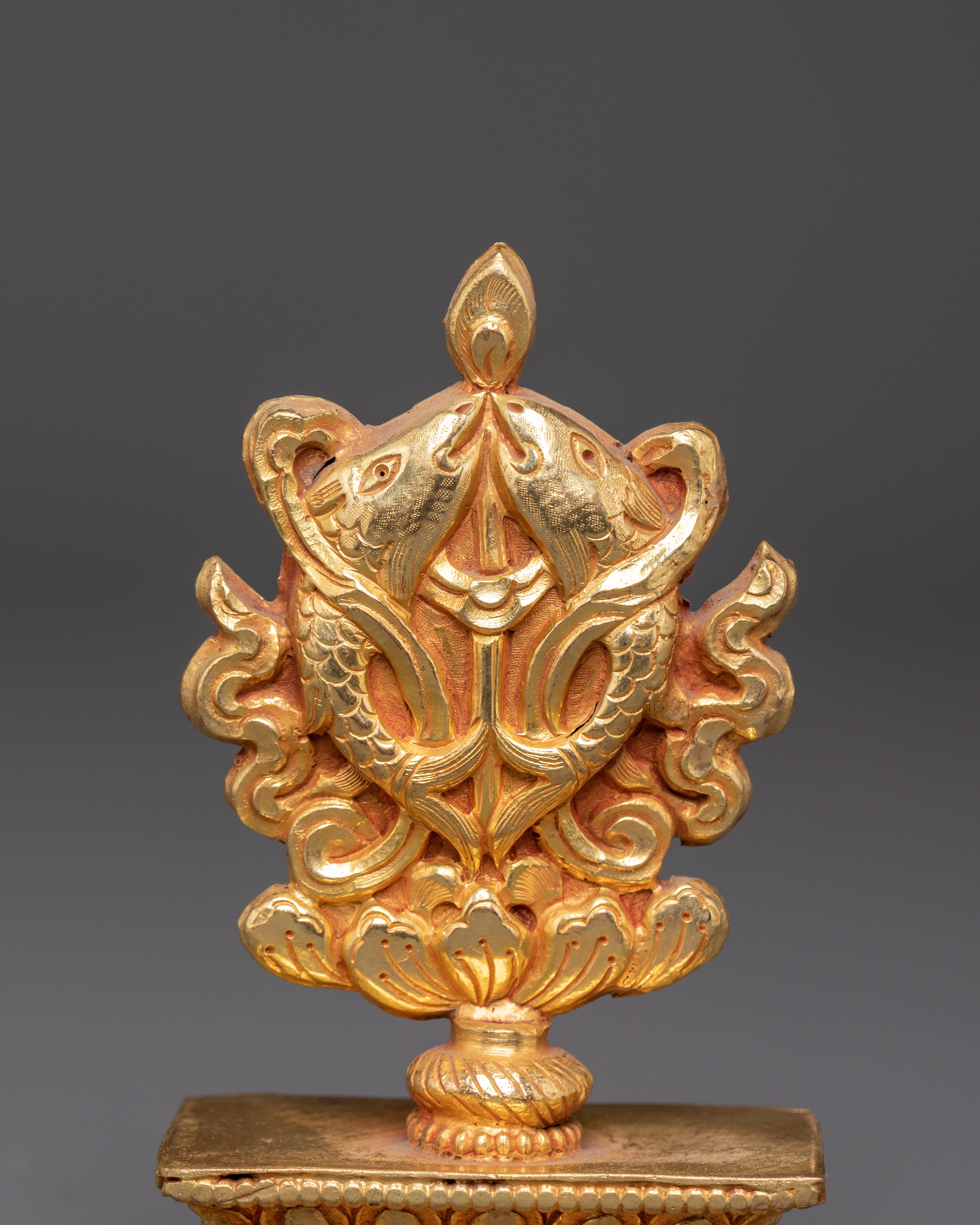 Sacred Tibetan Auspicious Symbols | Copper and Gold Plated Spiritual Decor