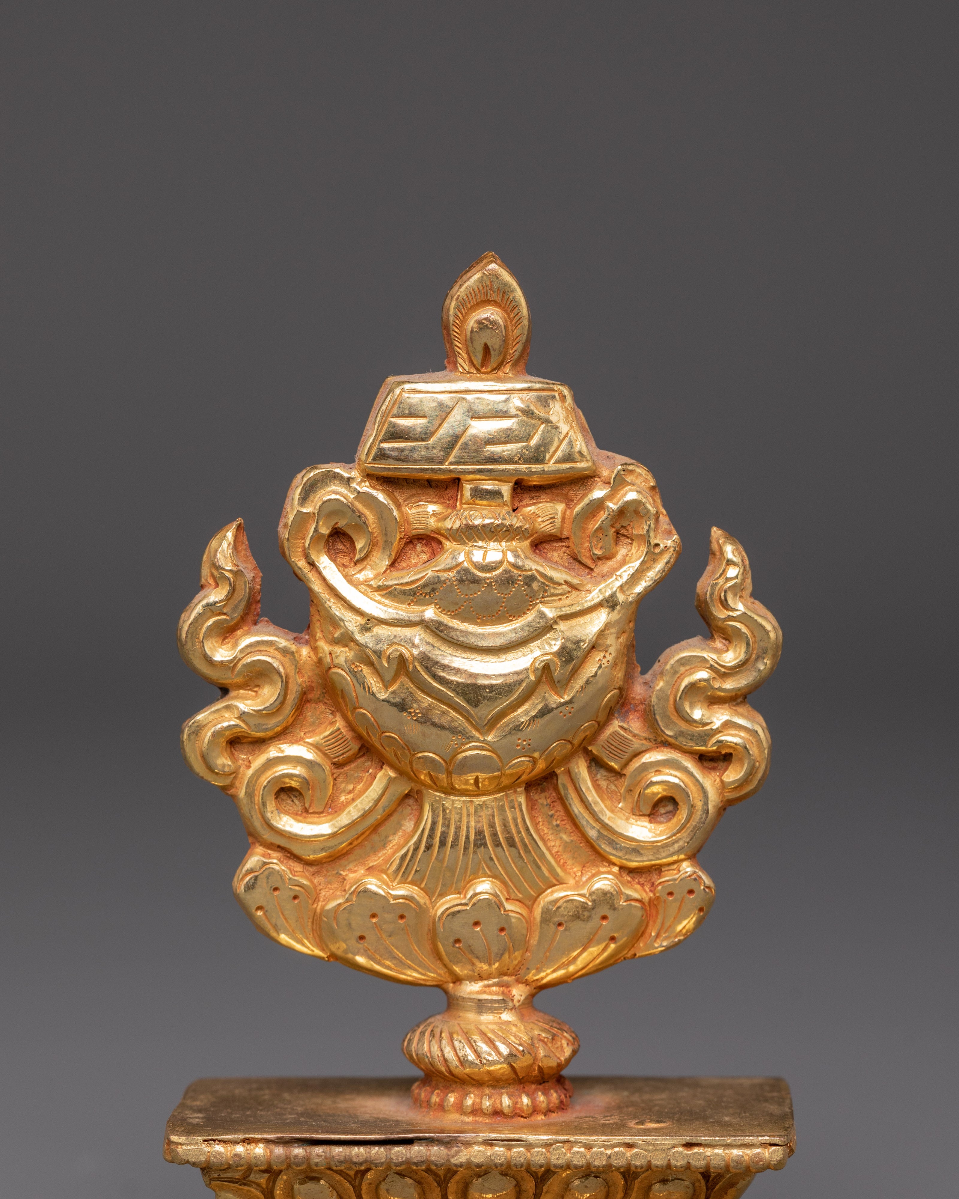Sacred Tibetan Auspicious Symbols | Copper and Gold Plated Spiritual Decor