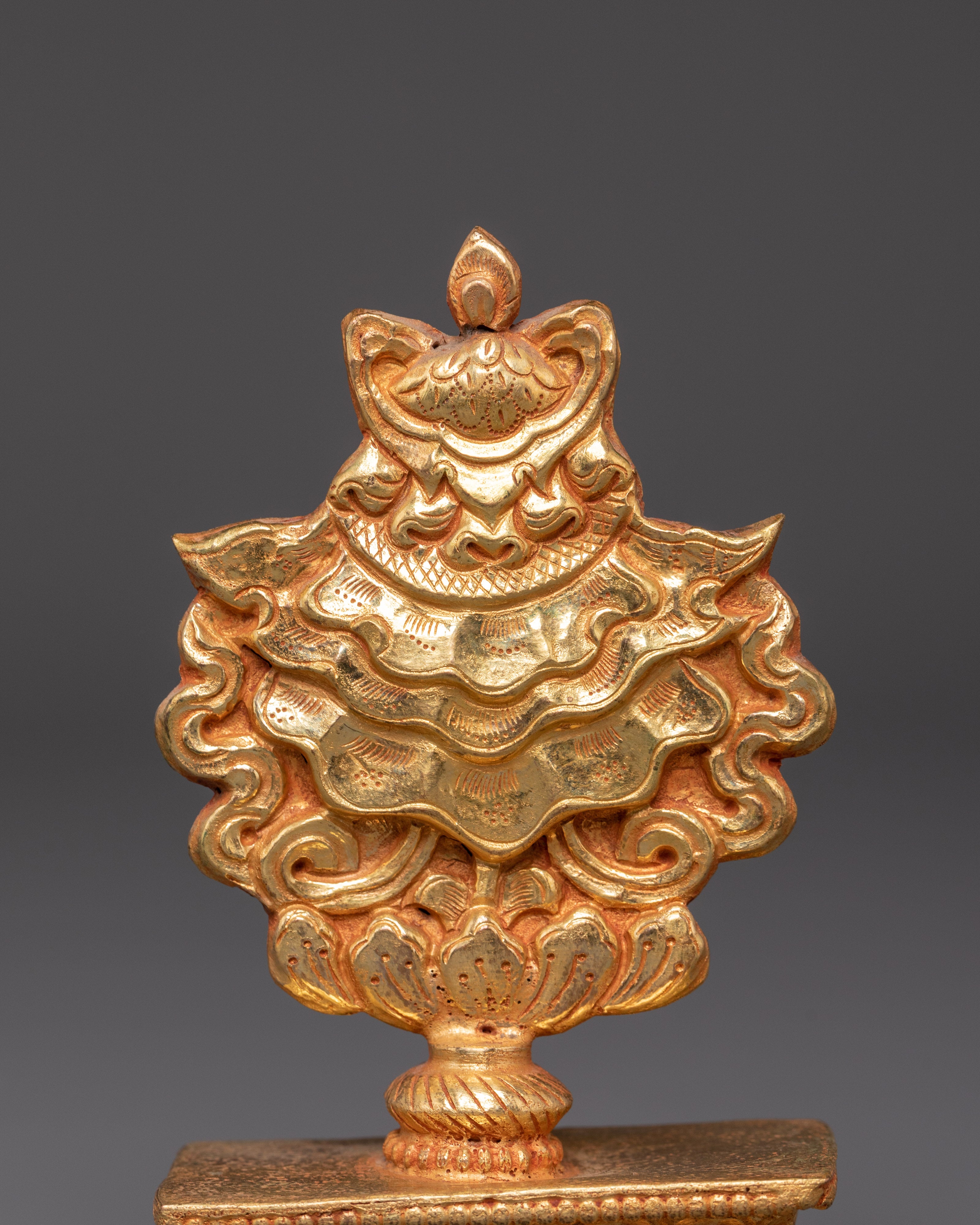 Sacred Tibetan Auspicious Symbols | Copper and Gold Plated Spiritual Decor