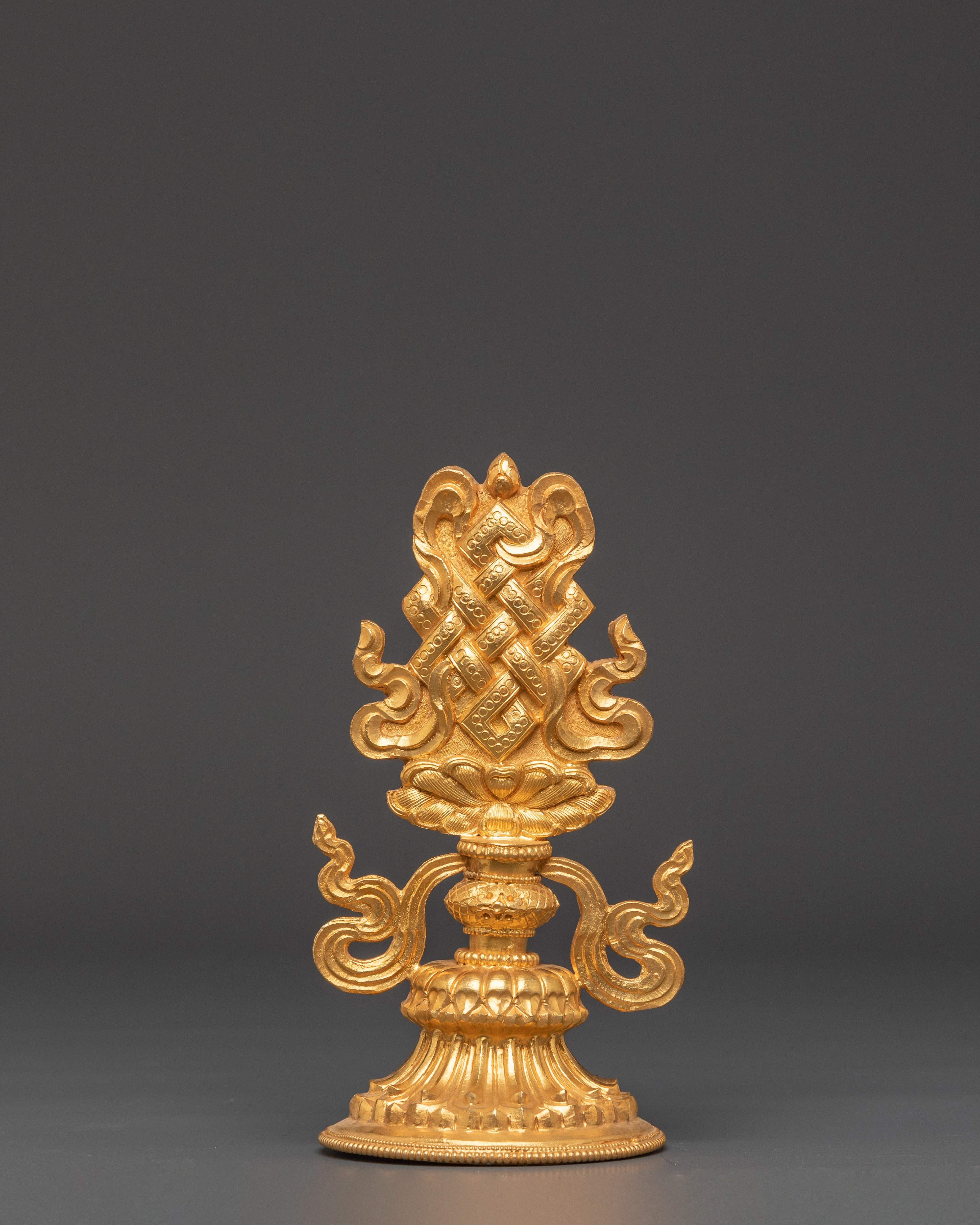 Sacred Ashtamangala Spiritual Symbols | Copper and Gold Plated Auspicious Charms