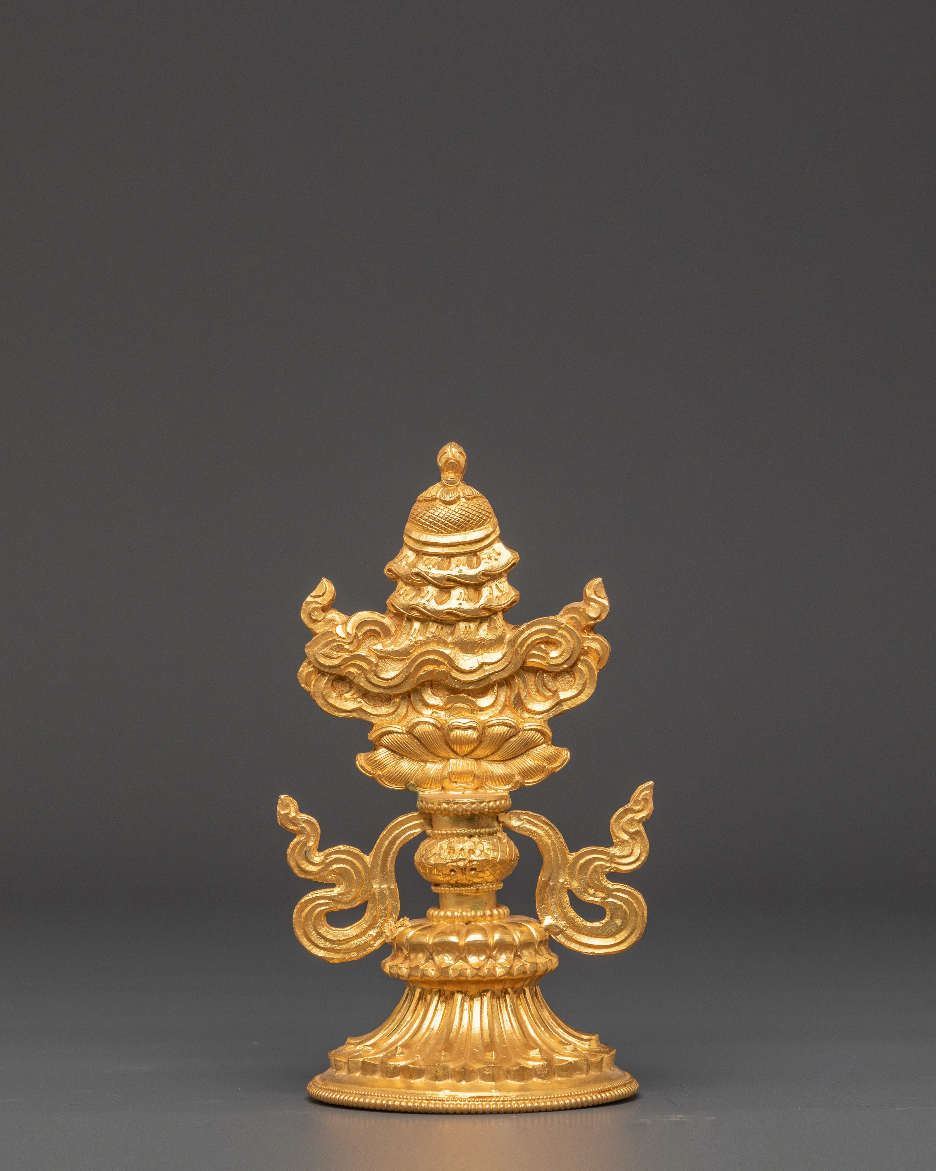 Sacred Ashtamangala Spiritual Symbols | Copper and Gold Plated Auspicious Charms