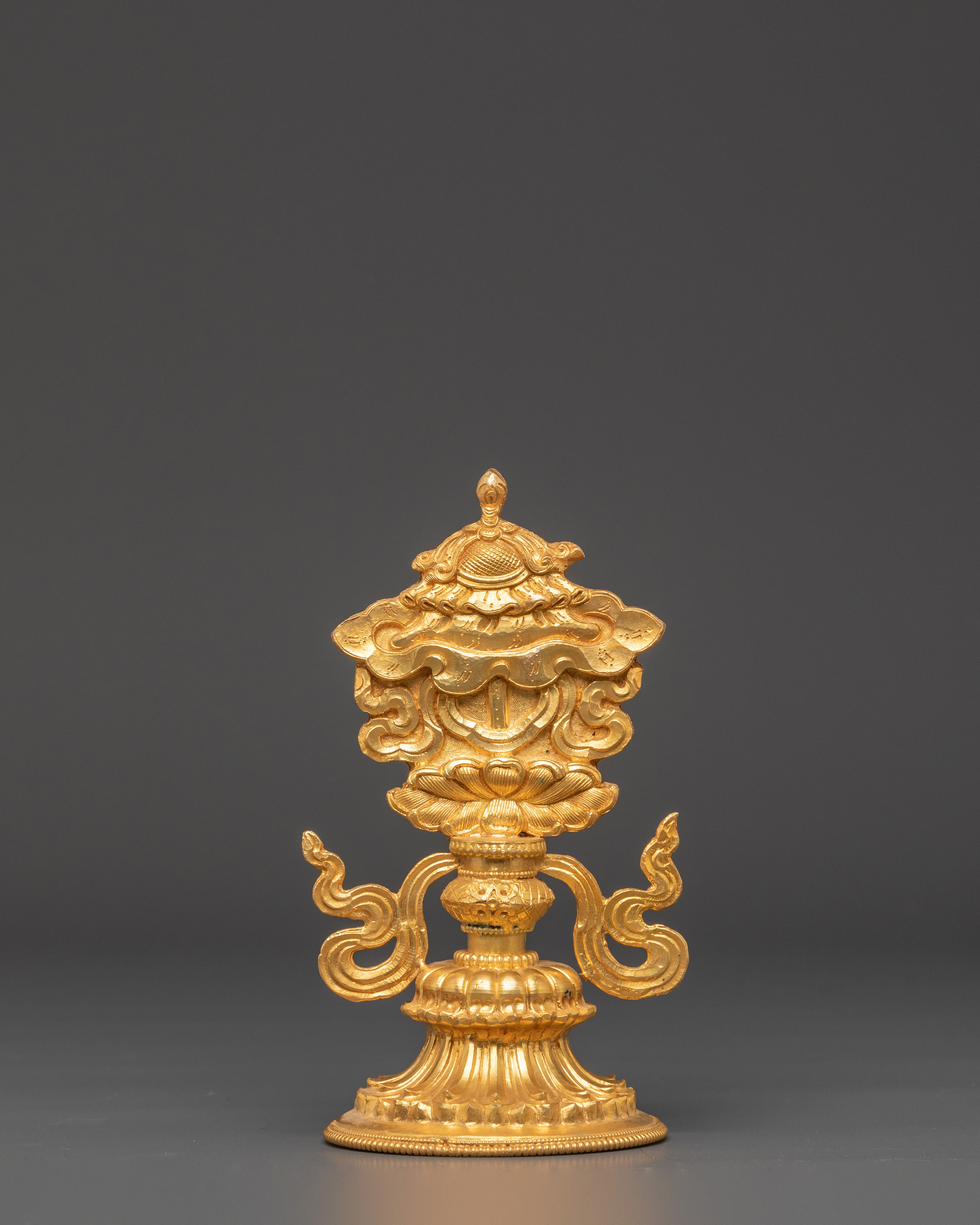 Sacred Ashtamangala Spiritual Symbols | Copper and Gold Plated Auspicious Charms