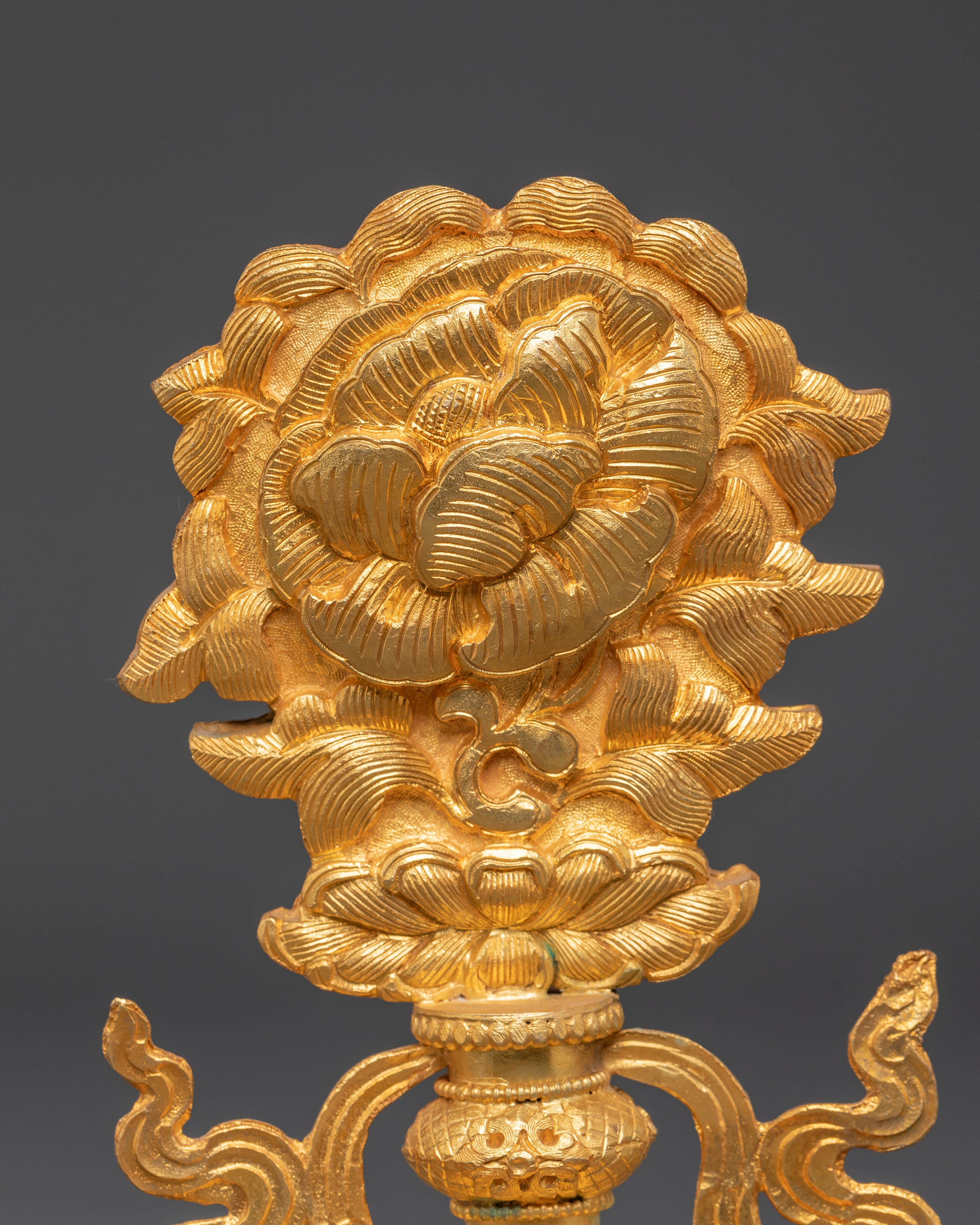 Sacred Ashtamangala Spiritual Symbols | Copper and Gold Plated Auspicious Charms