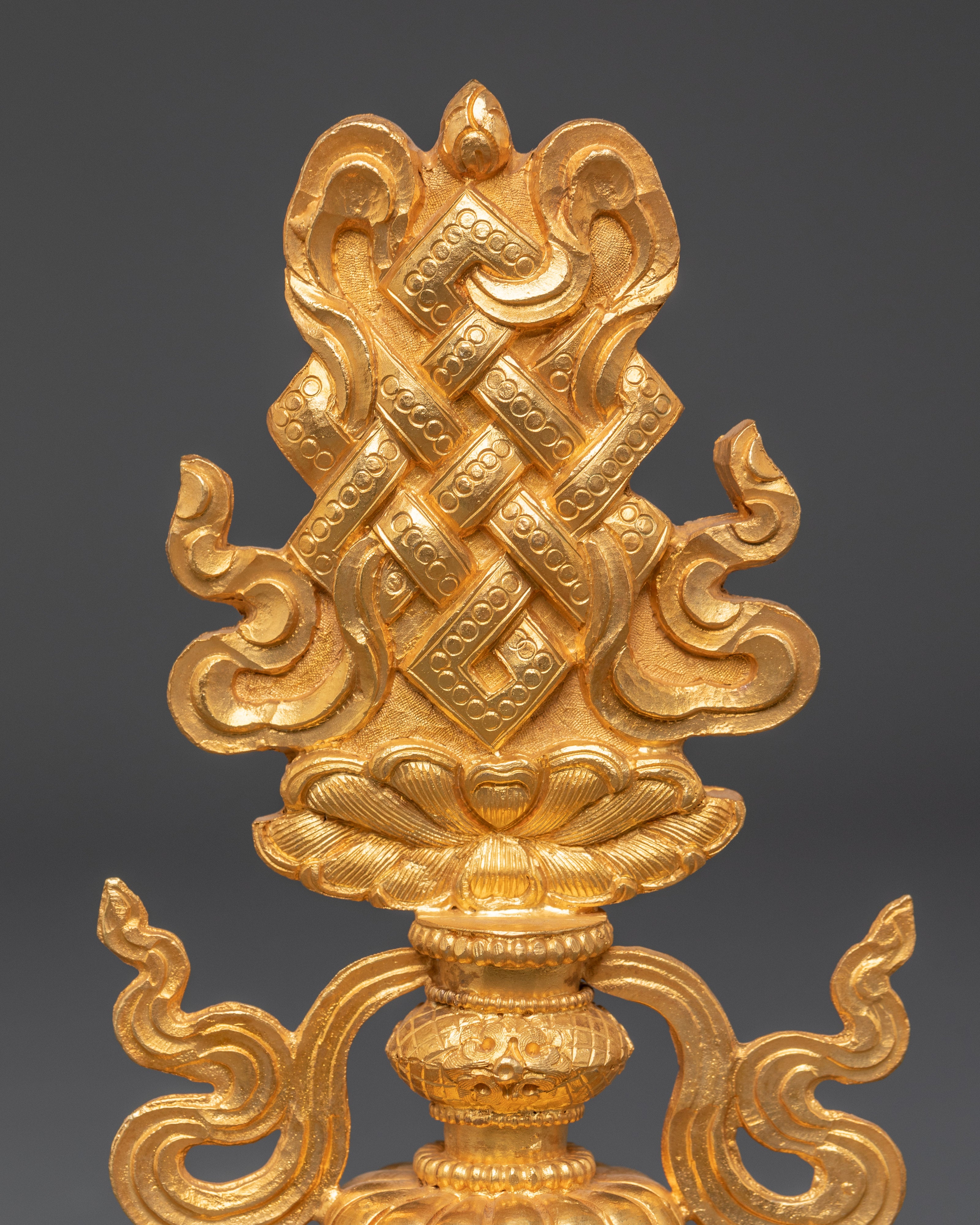 Sacred Ashtamangala Spiritual Symbols | Copper and Gold Plated Auspicious Charms