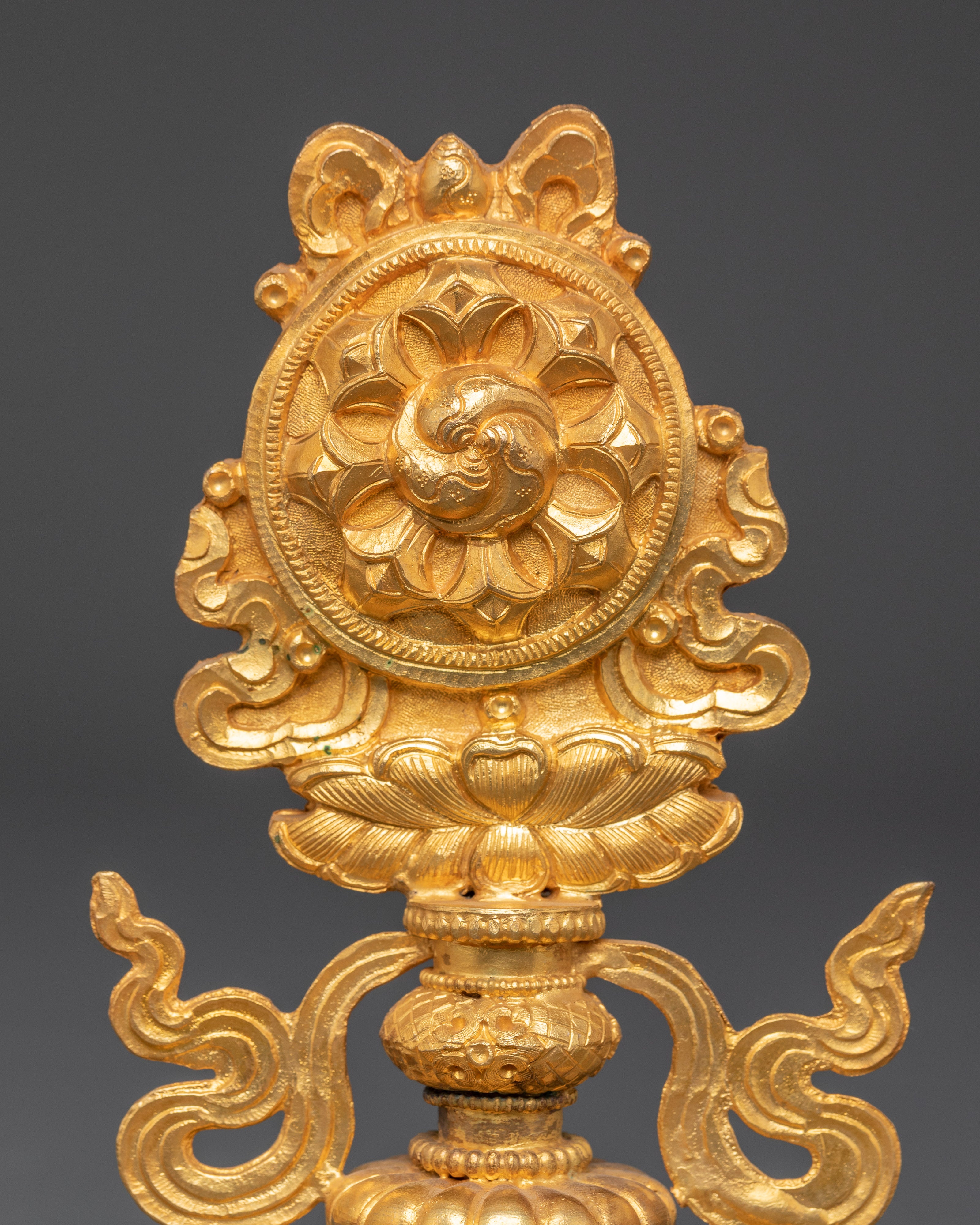 Sacred Ashtamangala Spiritual Symbols | Copper and Gold Plated Auspicious Charms