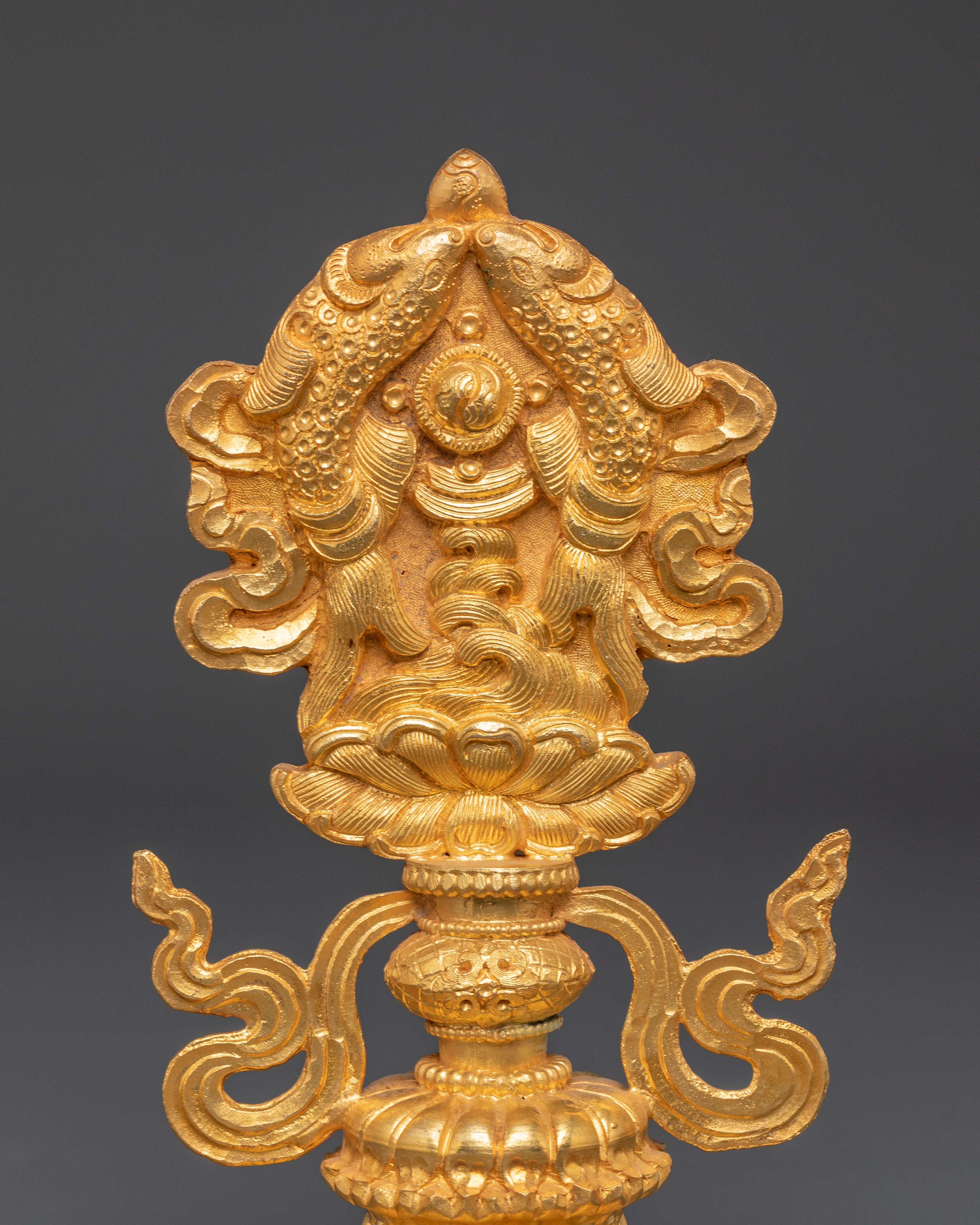 Sacred Ashtamangala Spiritual Symbols | Copper and Gold Plated Auspicious Charms