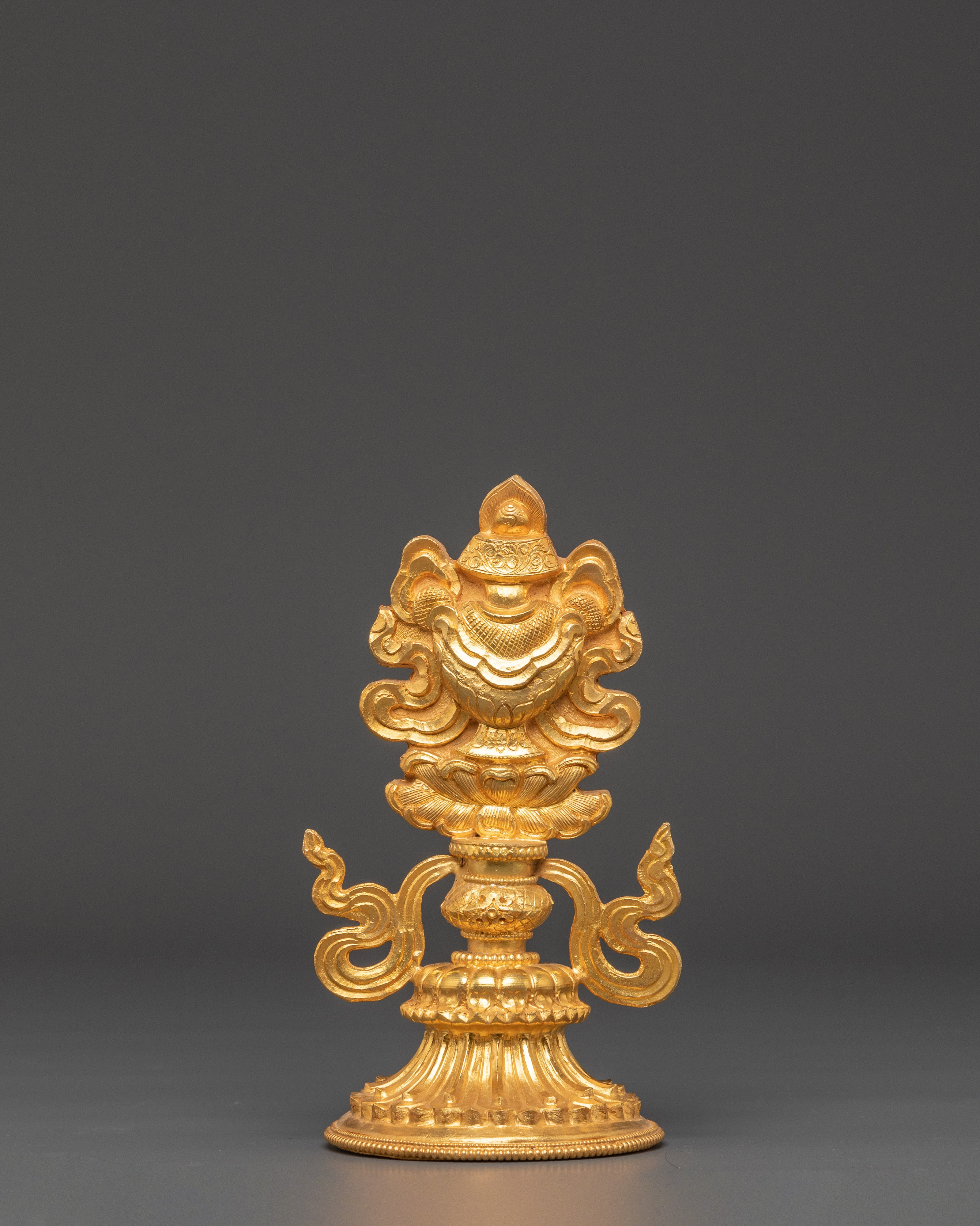 Sacred Ashtamangala Spiritual Symbols | Copper and Gold Plated Auspicious Charms
