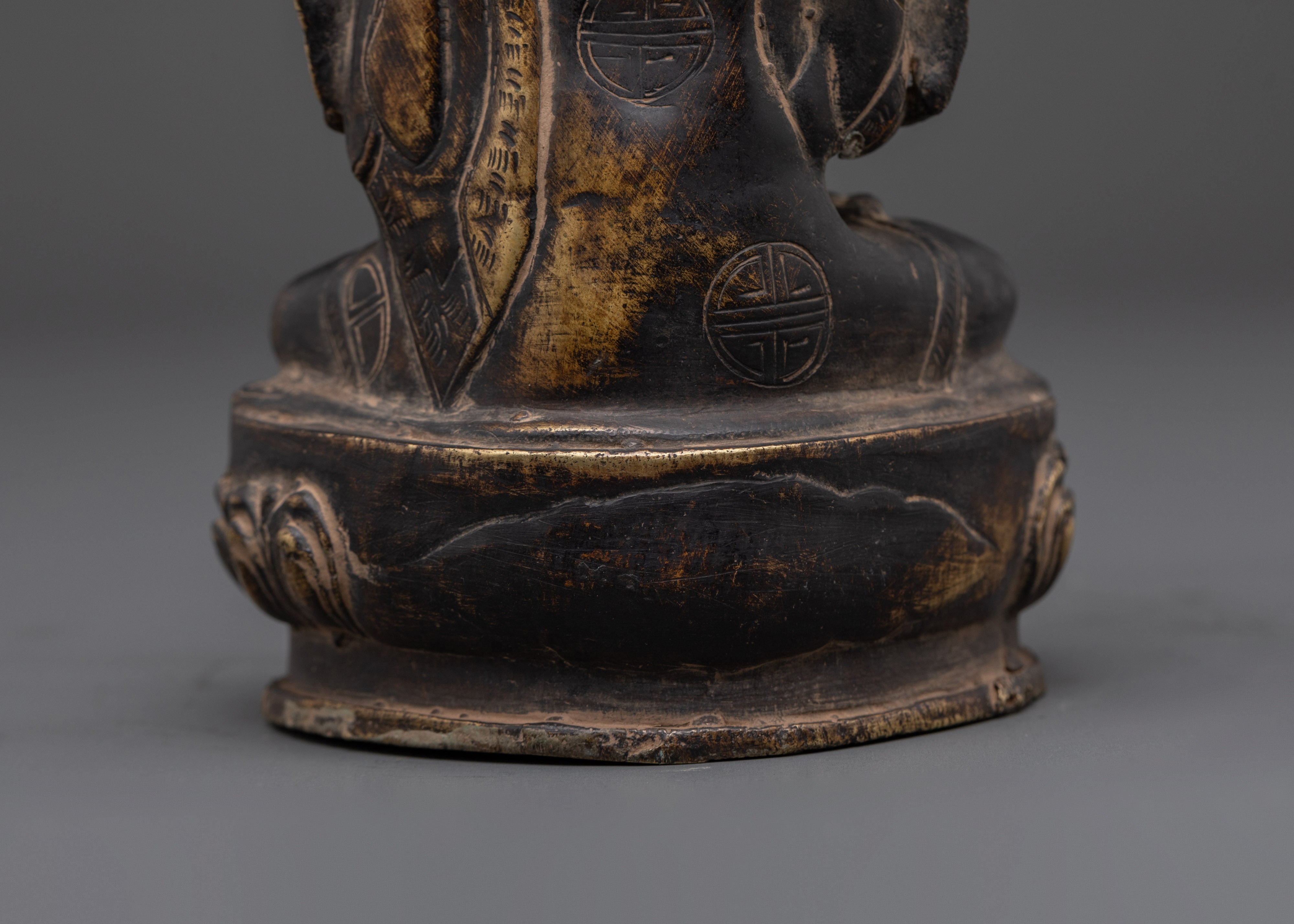 Buddhist Revered Philosopher Tshongkhapa Statue | Symbol of Wisdom
