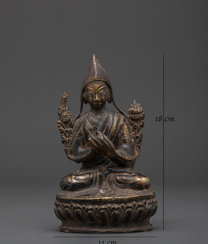 Buddhist Revered Philosopher Tshongkhapa Statue | Symbol of Wisdom