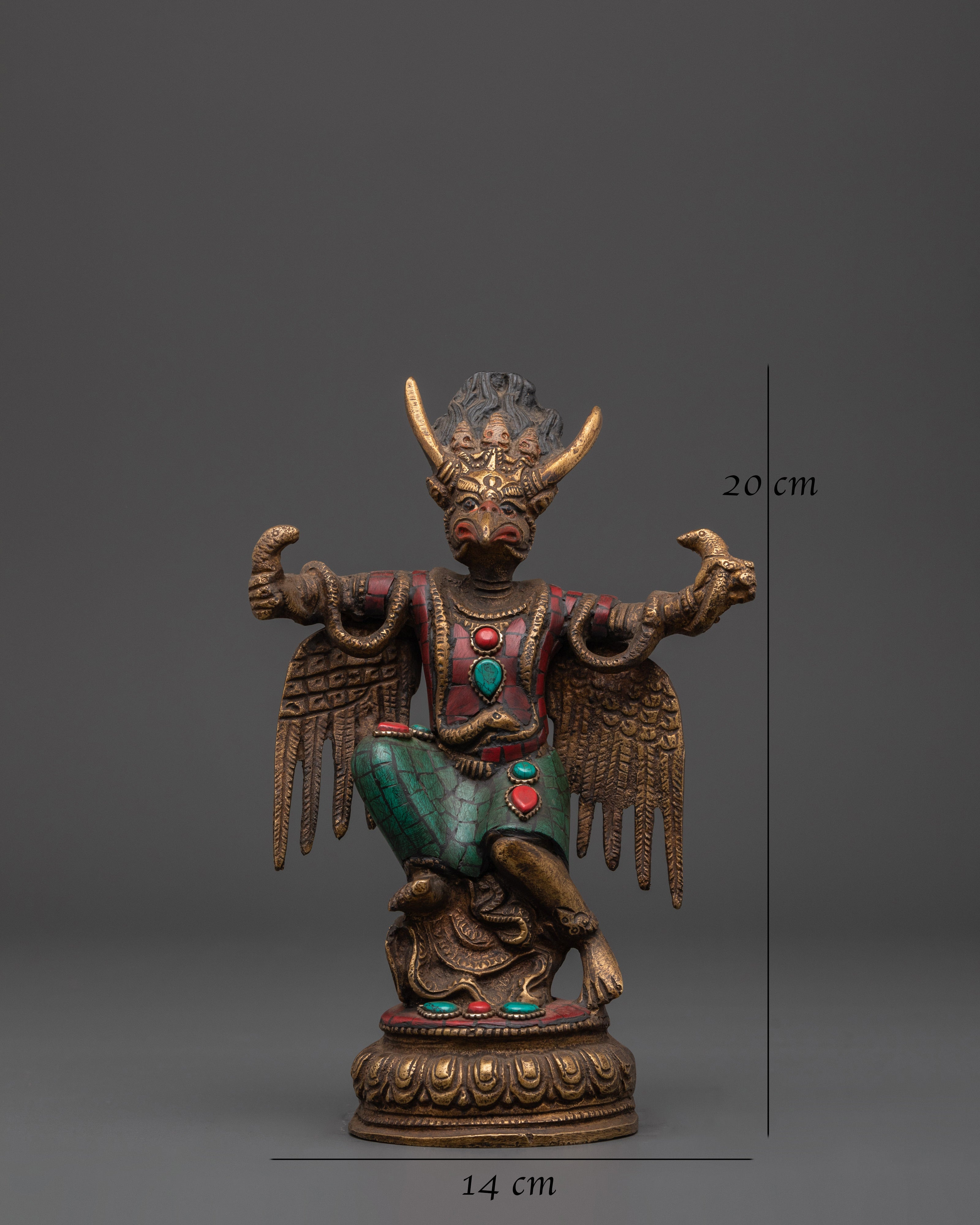 Sacred Garuda Statue for Protection | Hindu and Buddhist Guardian Deity Figurine