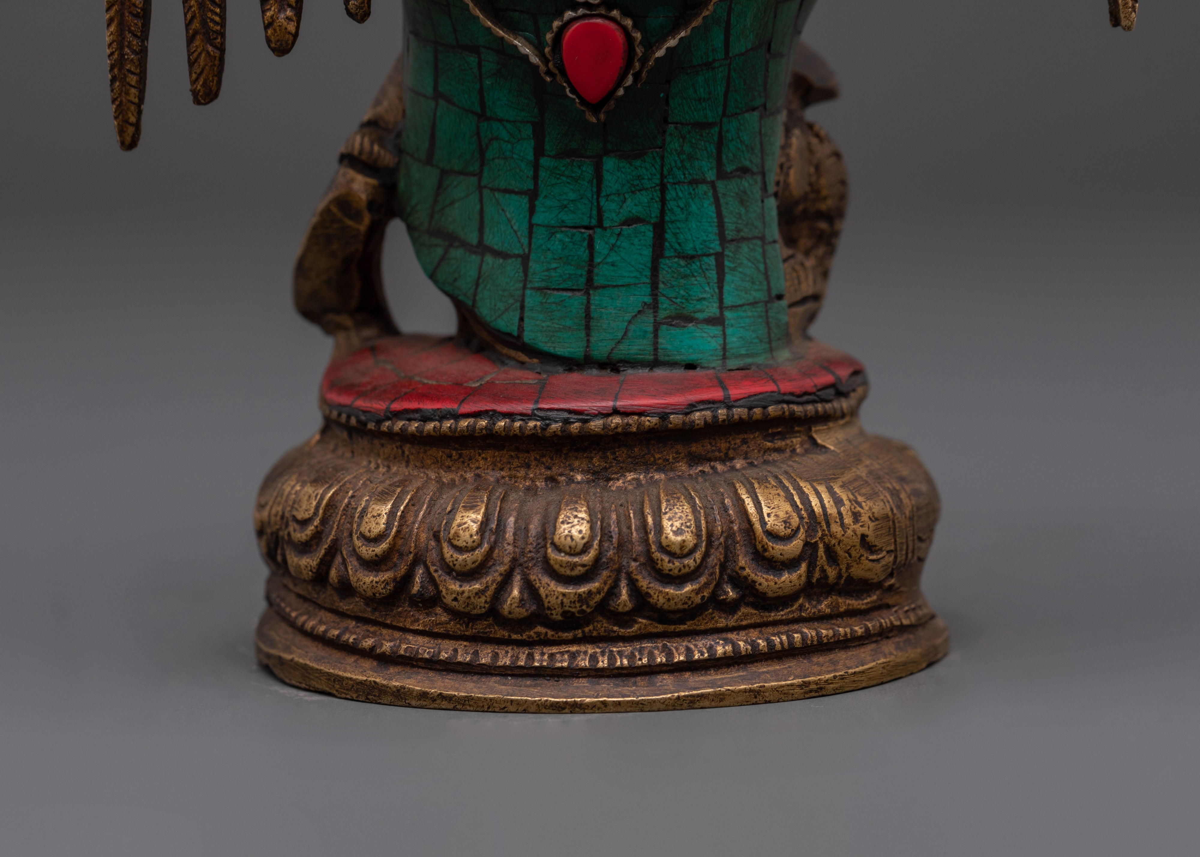 Sacred Garuda Statue for Protection | Hindu and Buddhist Guardian Deity Figurine