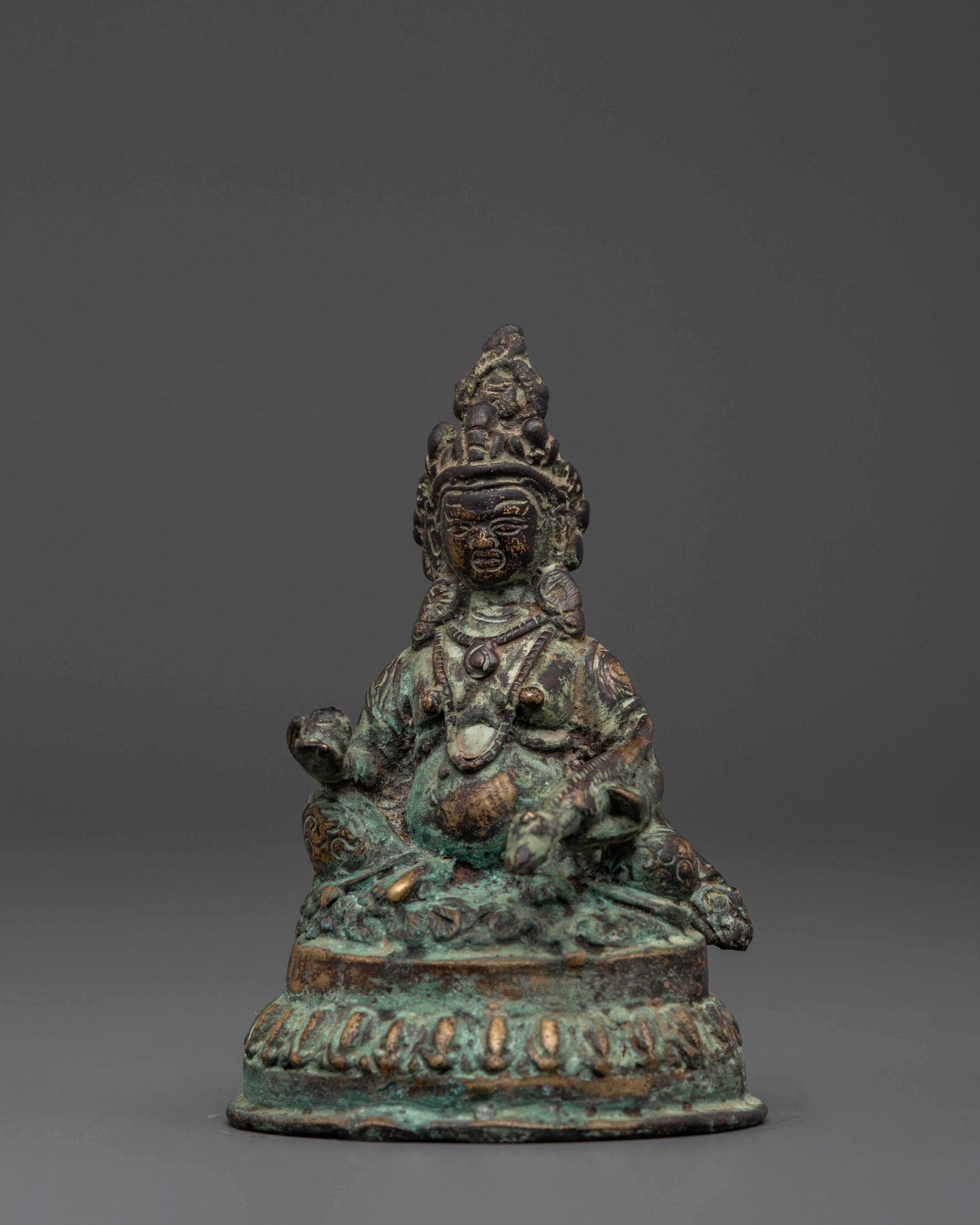 Handcrafted Dzambhala Statue Symbol of Abundance | Wealth Deity Figurine