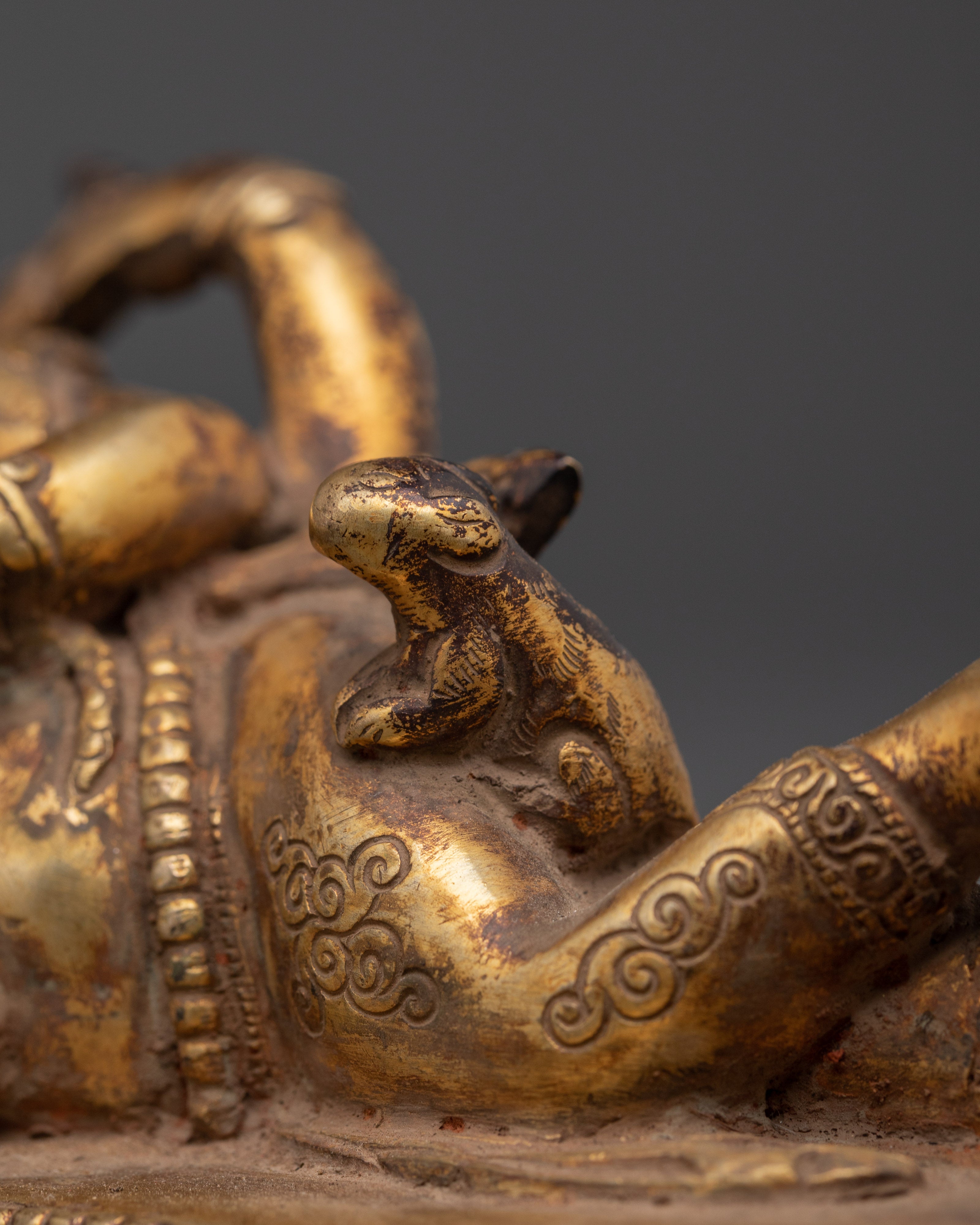 Hindu Wisdom Deity Ganesh Statue | Sleeping Ganesha Artwork