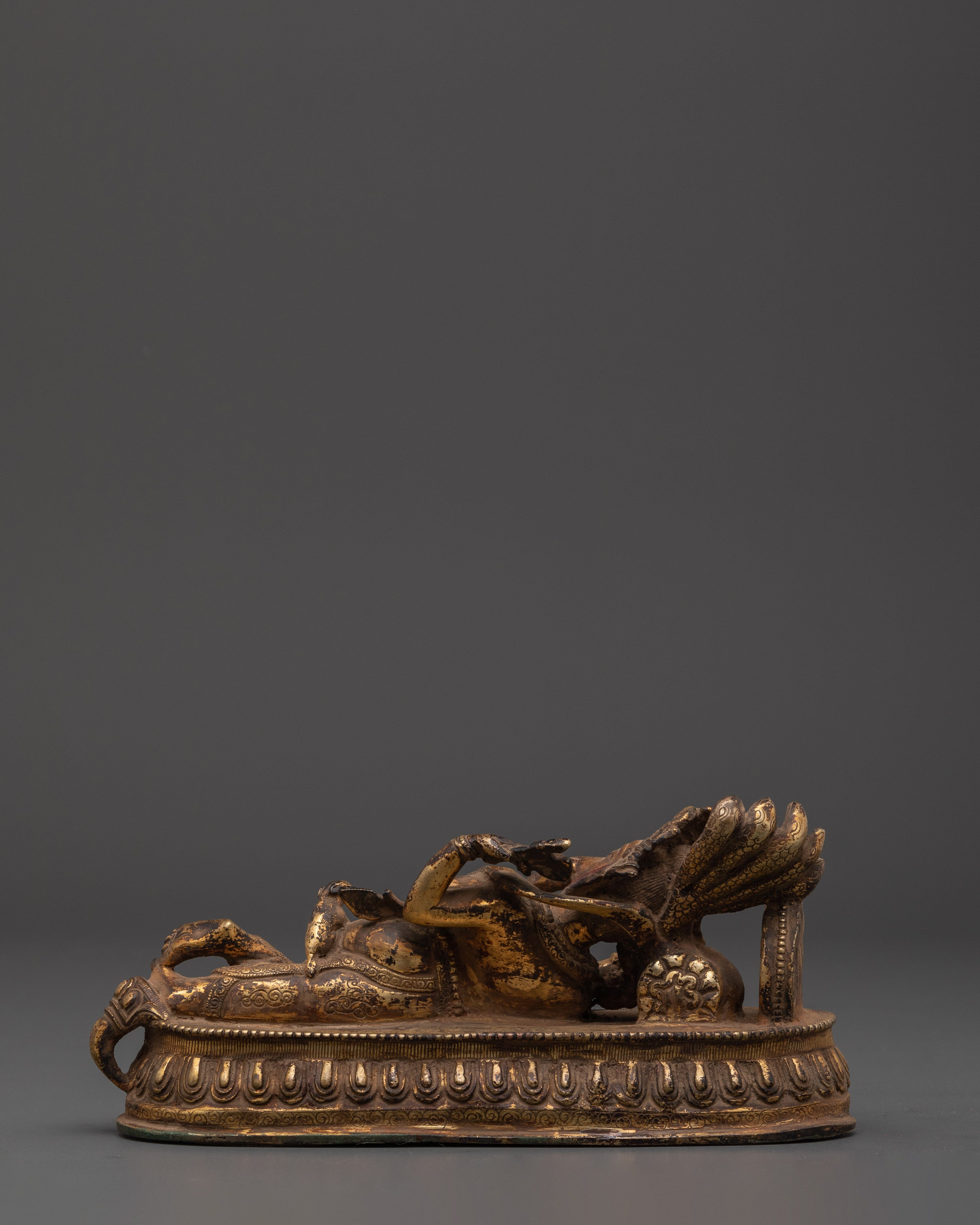 Hindu Wisdom Deity Ganesh Statue | Sleeping Ganesha Artwork