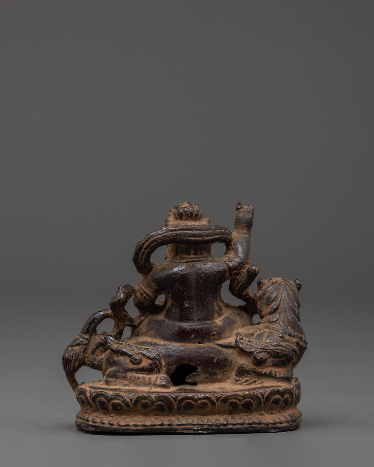 Traditional White Dzambhala Statue | Buddhist Wealth Deity