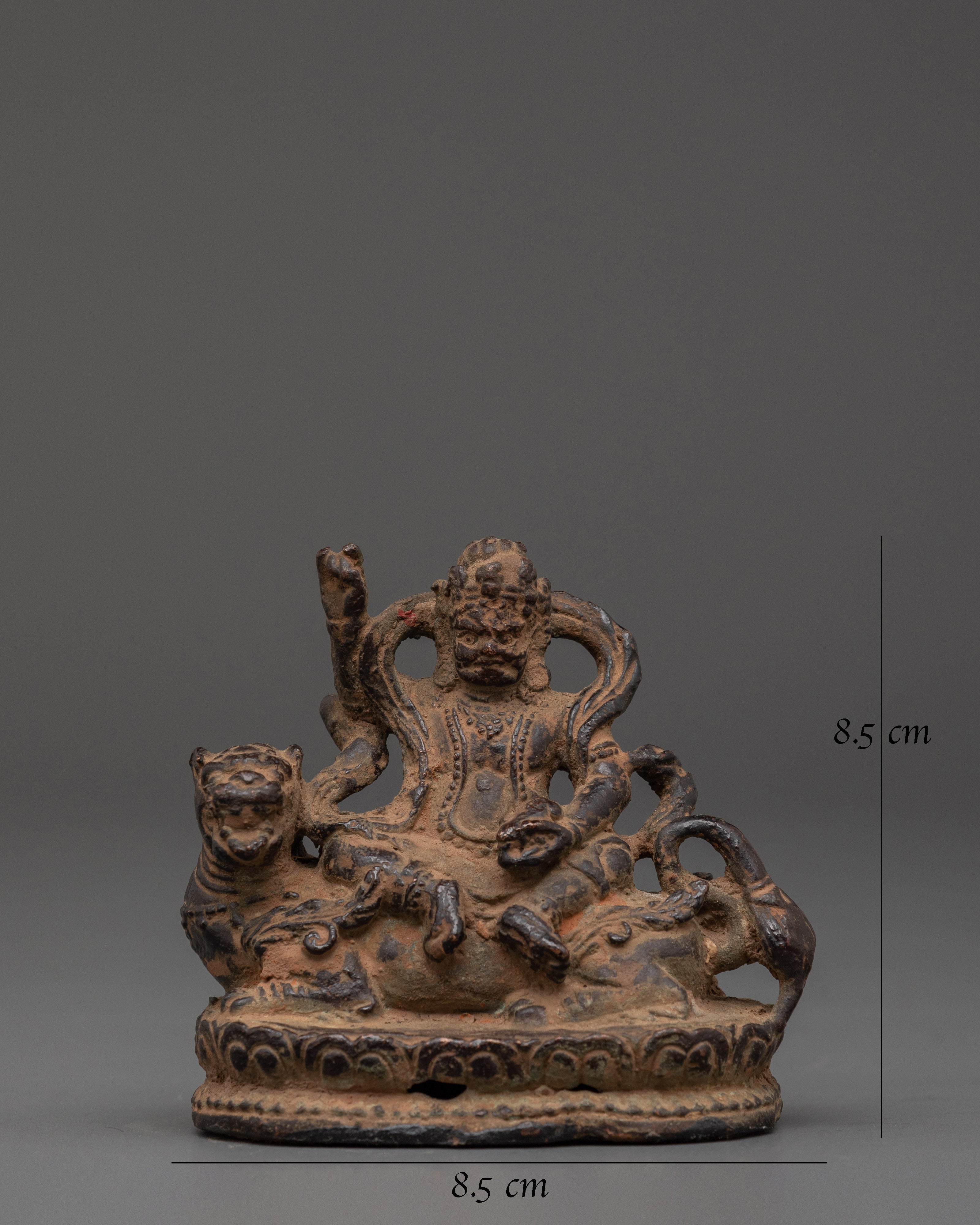 Traditional White Dzambhala Statue | Buddhist Wealth Deity