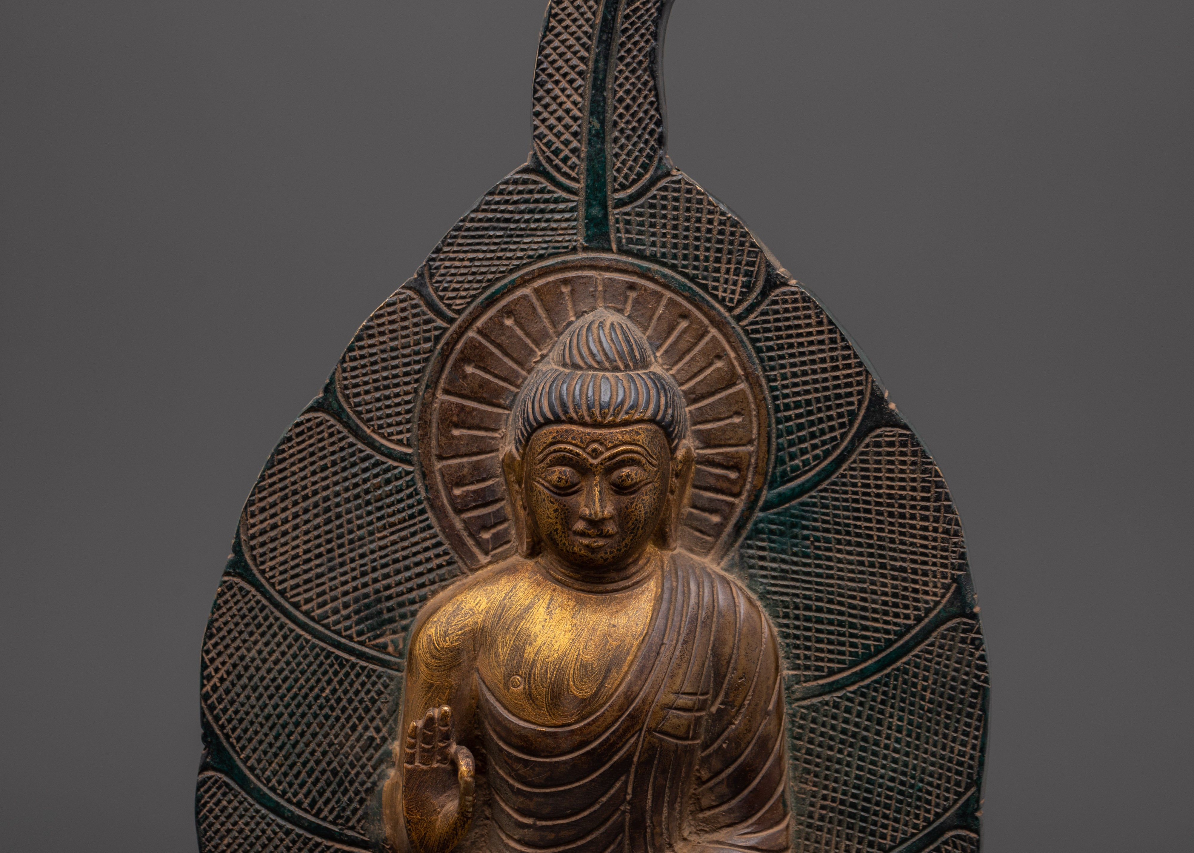 Sacred Dhyani Buddha Amogasiddhi Statue | Symbol of Fearlessness and Spiritual Wisdom