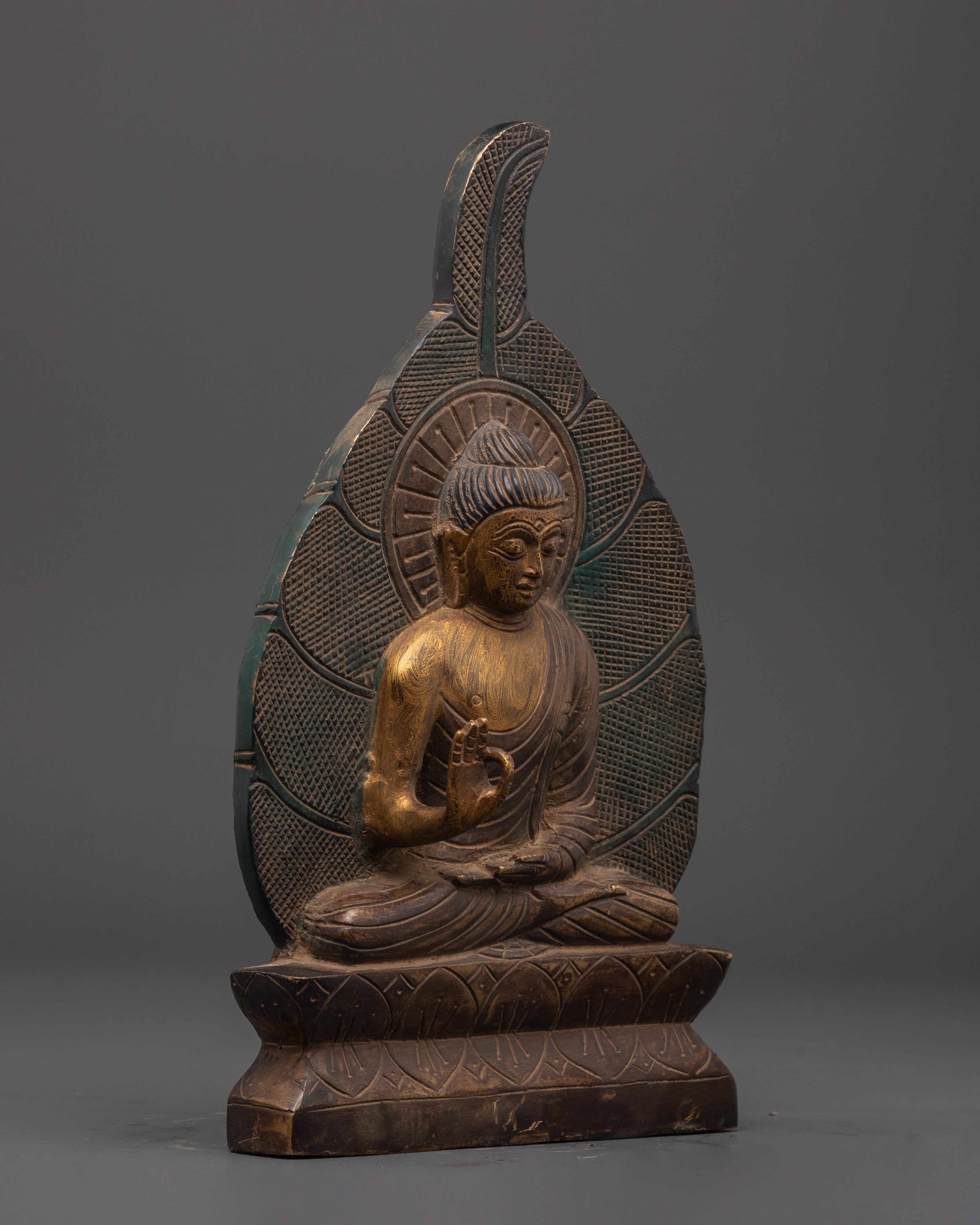Sacred Dhyani Buddha Amogasiddhi Statue | Symbol of Fearlessness and Spiritual Wisdom