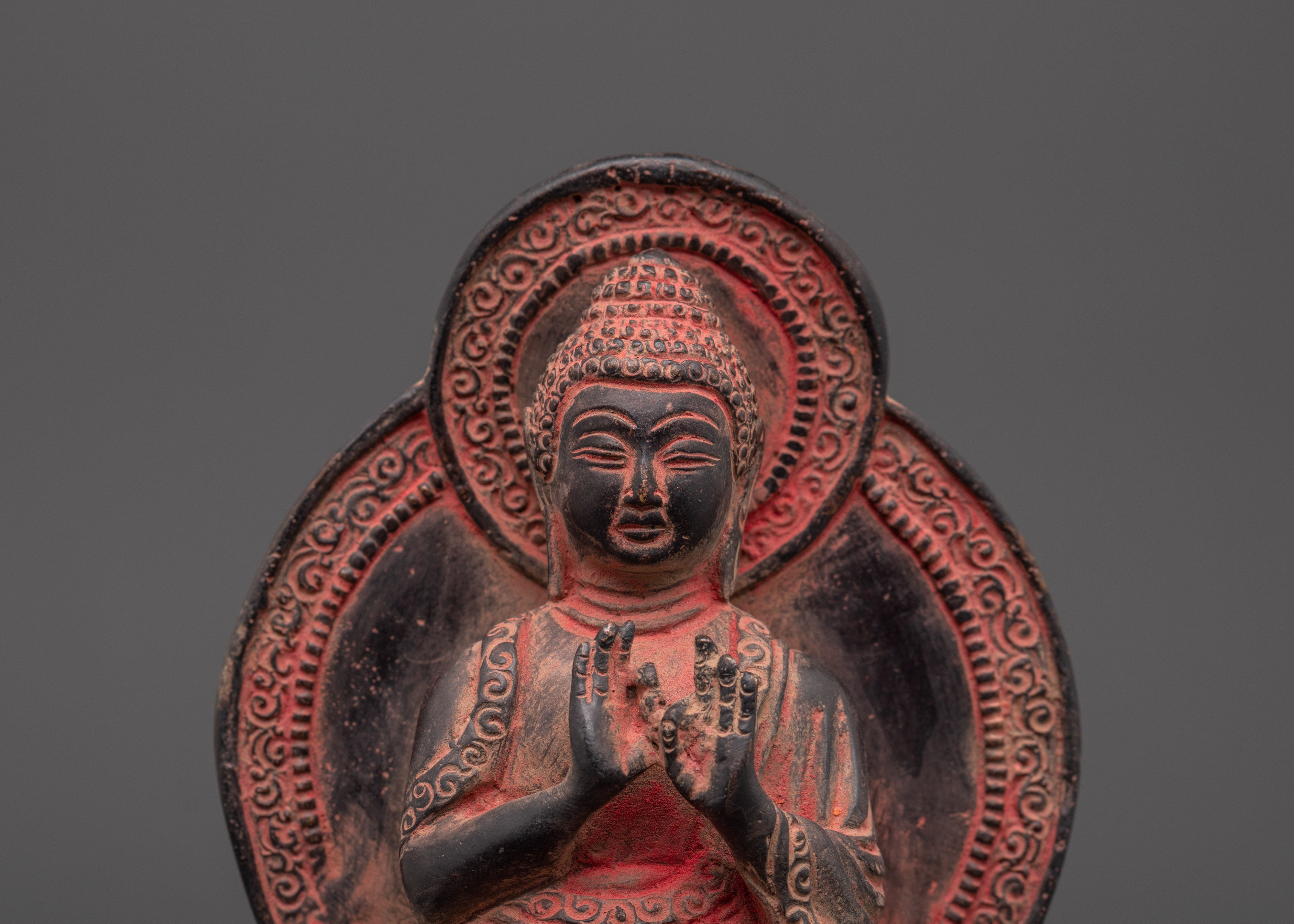 Sacred Vairocana Buddha Sculpture | Symbol of Cosmic Enlightenment and Dharma