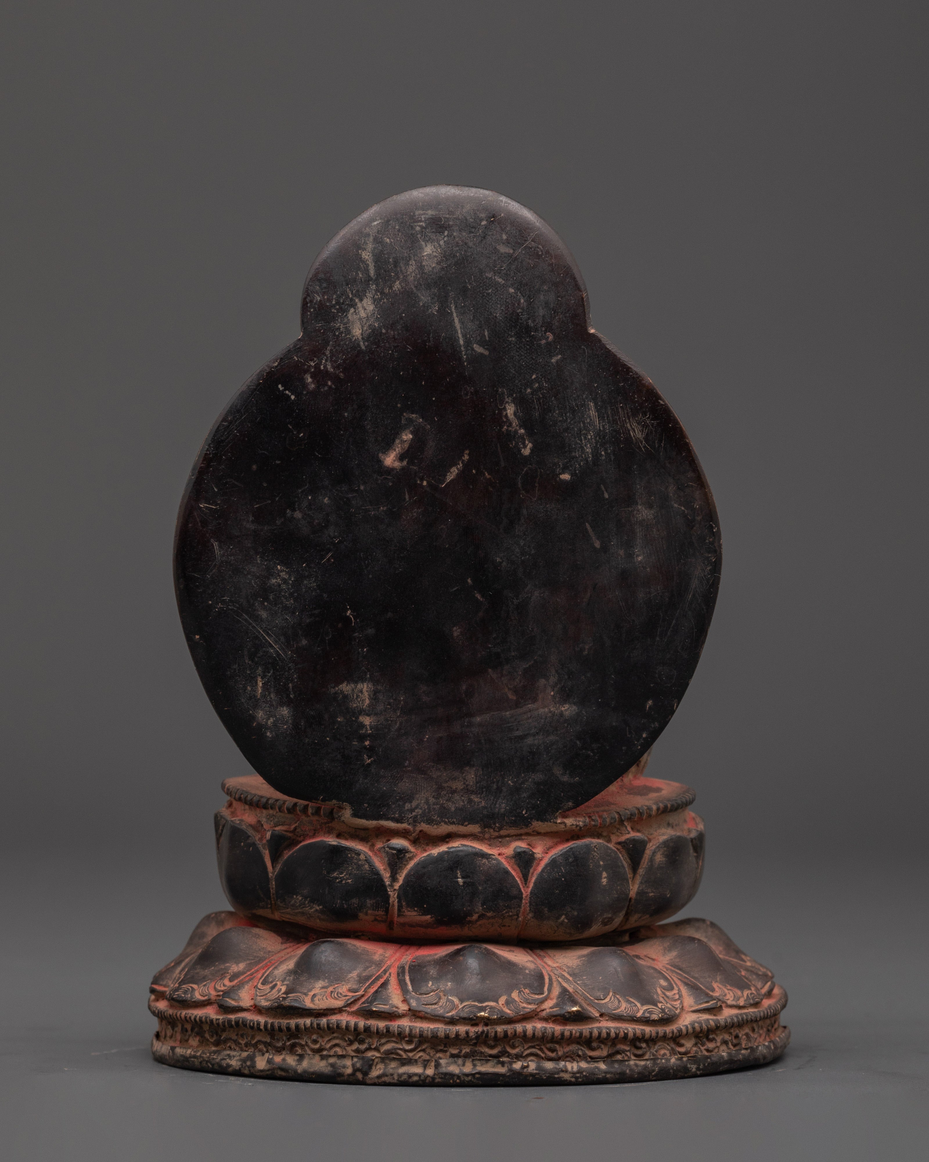Sacred Vairocana Buddha Sculpture | Symbol of Cosmic Enlightenment and Dharma
