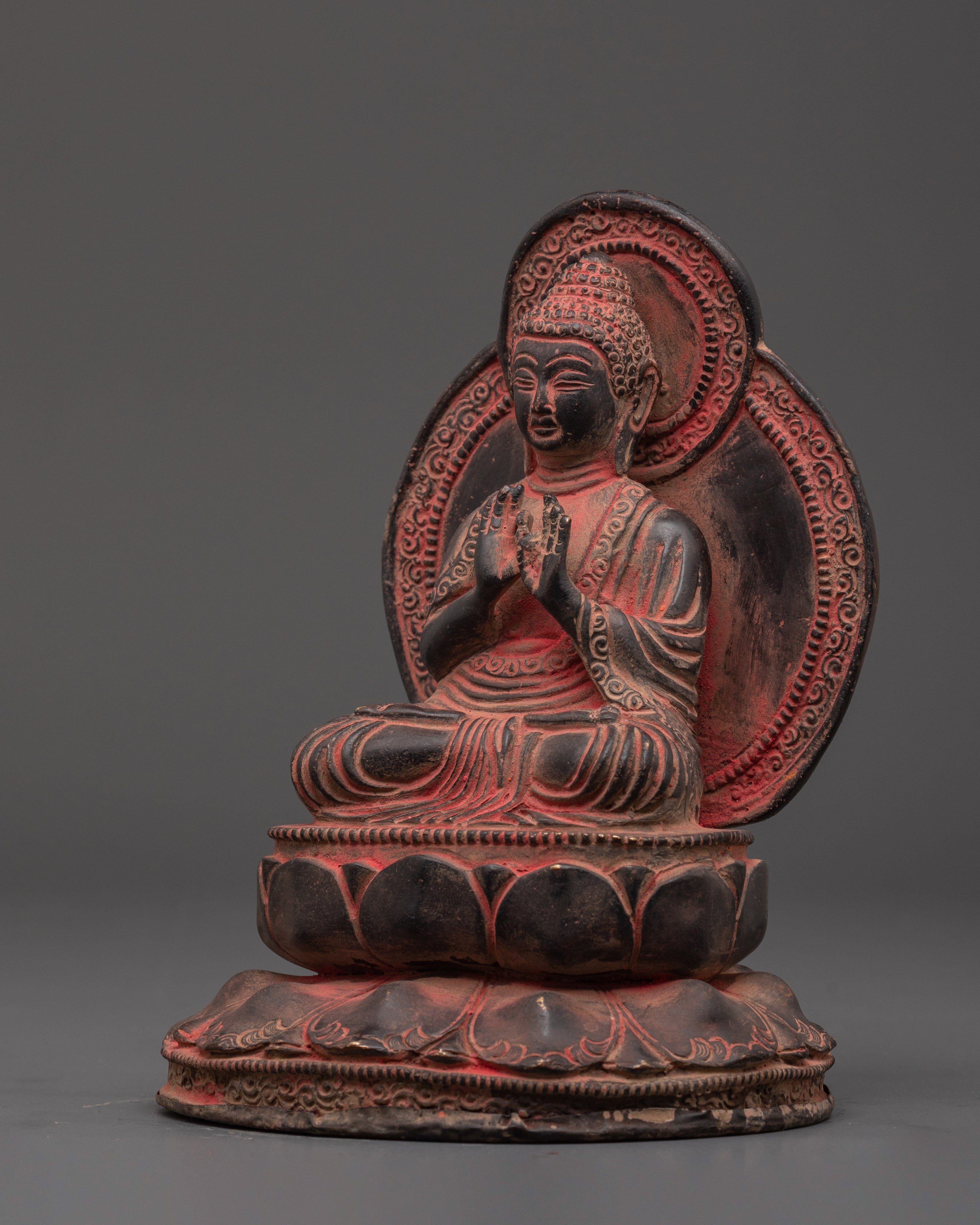 Sacred Vairocana Buddha Sculpture | Symbol of Cosmic Enlightenment and Dharma