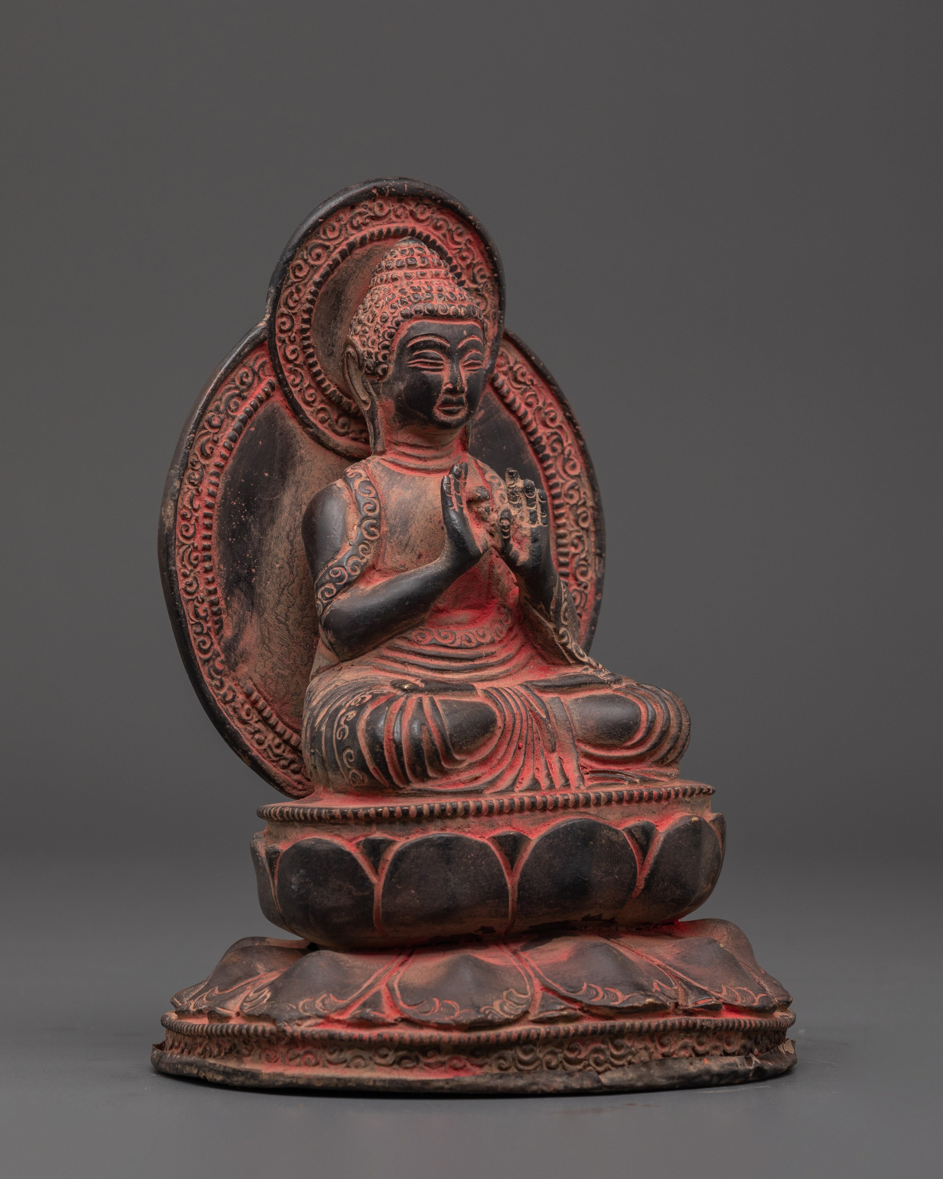 Sacred Vairocana Buddha Sculpture | Symbol of Cosmic Enlightenment and Dharma