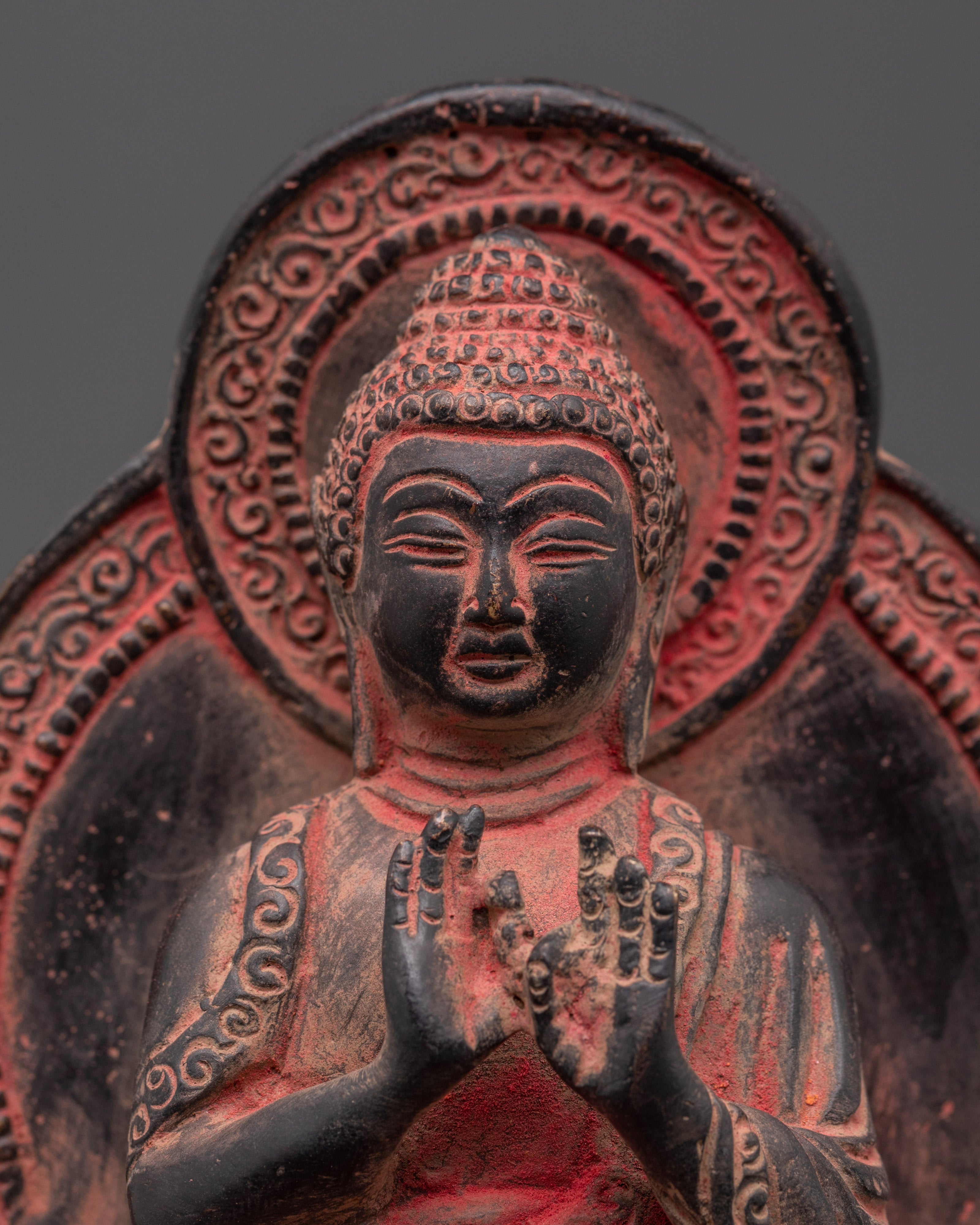 Sacred Vairocana Buddha Sculpture | Symbol of Cosmic Enlightenment and Dharma