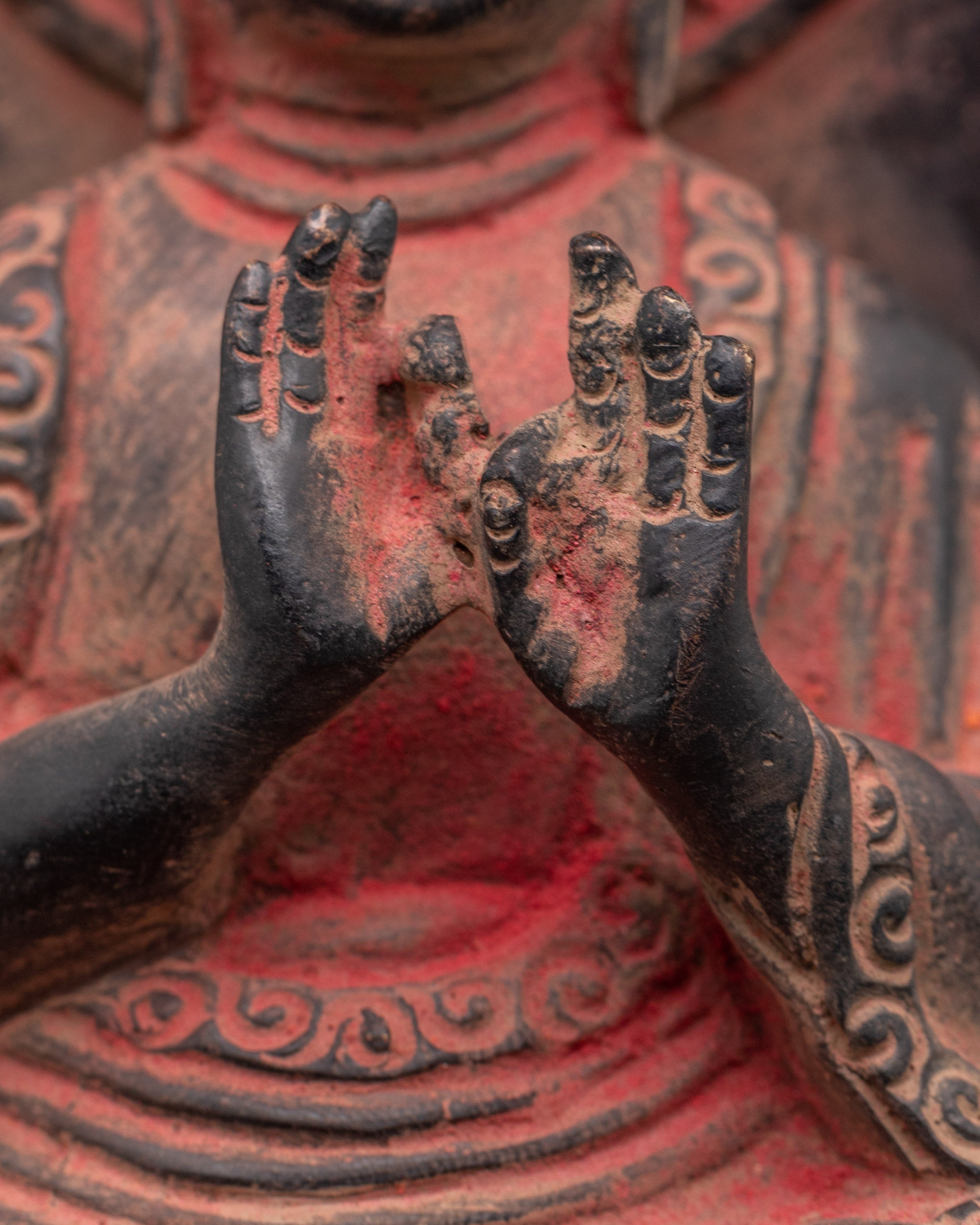 Sacred Vairocana Buddha Sculpture | Symbol of Cosmic Enlightenment and Dharma