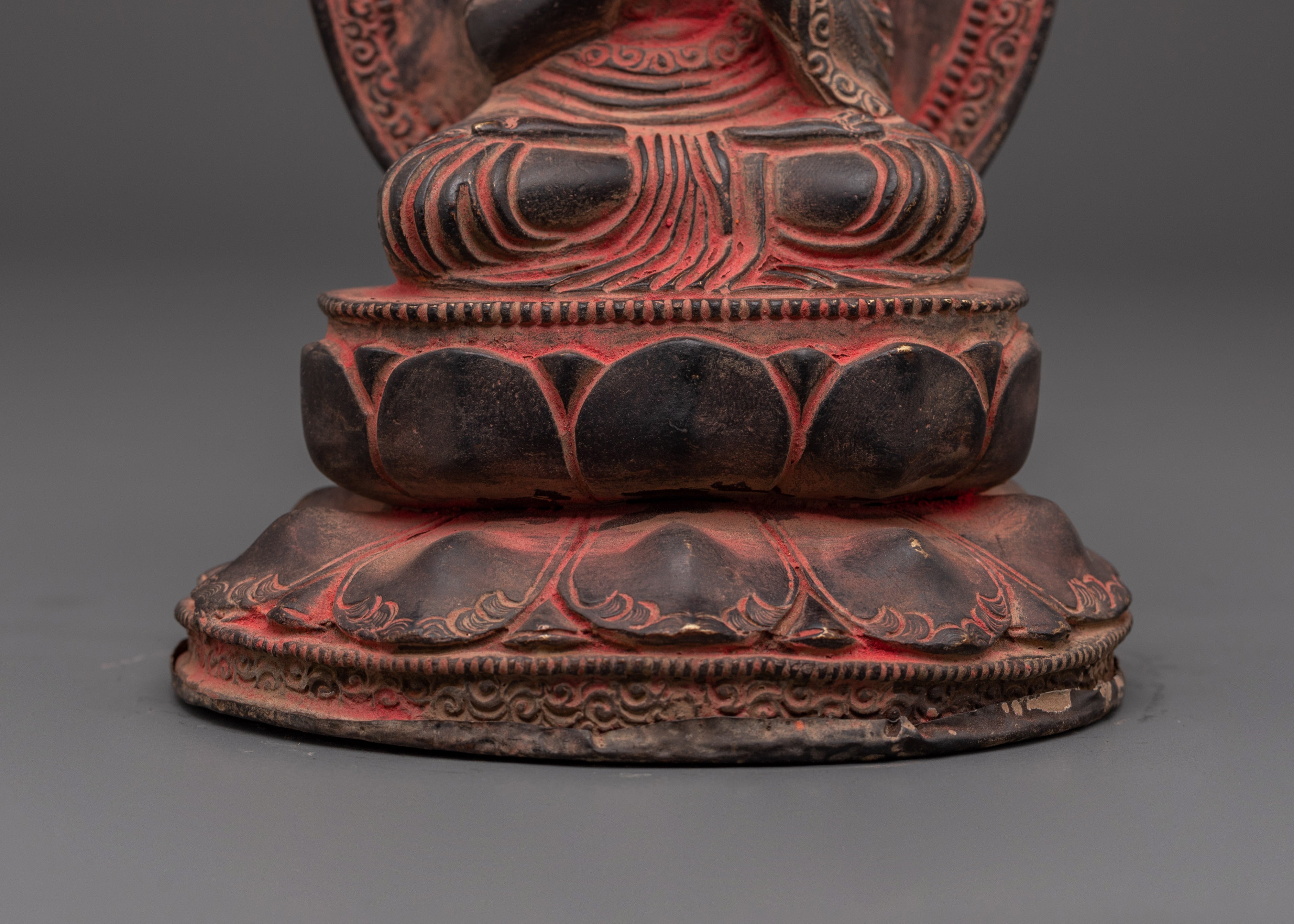 Sacred Vairocana Buddha Sculpture | Symbol of Cosmic Enlightenment and Dharma