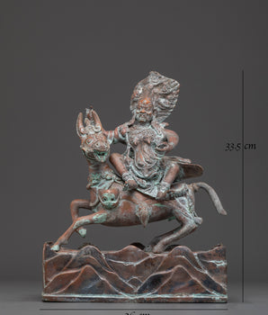Dharma Protector Palden Lhamo | Fierce Guardian Deity Sculpture
