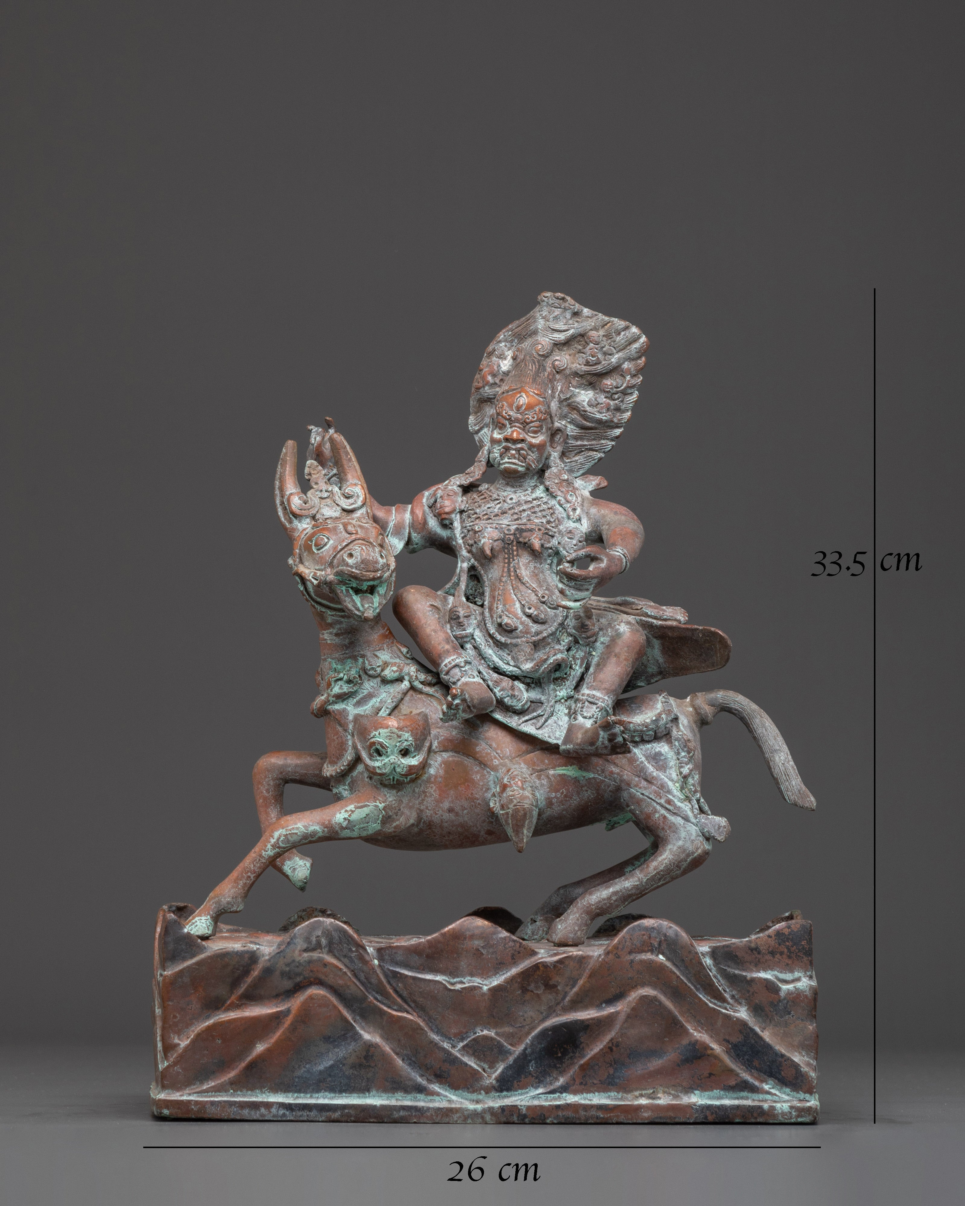 Dharma Protector Palden Lhamo | Fierce Guardian Deity Sculpture