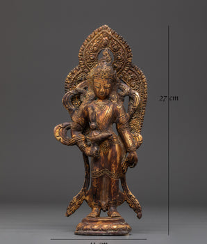 Statue of Standing Lokeshwor | Sacred Altar and Meditation Decor
