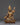 Oxidized Copper Statue of Guru Rinpoche | Gold-Plated Tibetan Spiritual Figure