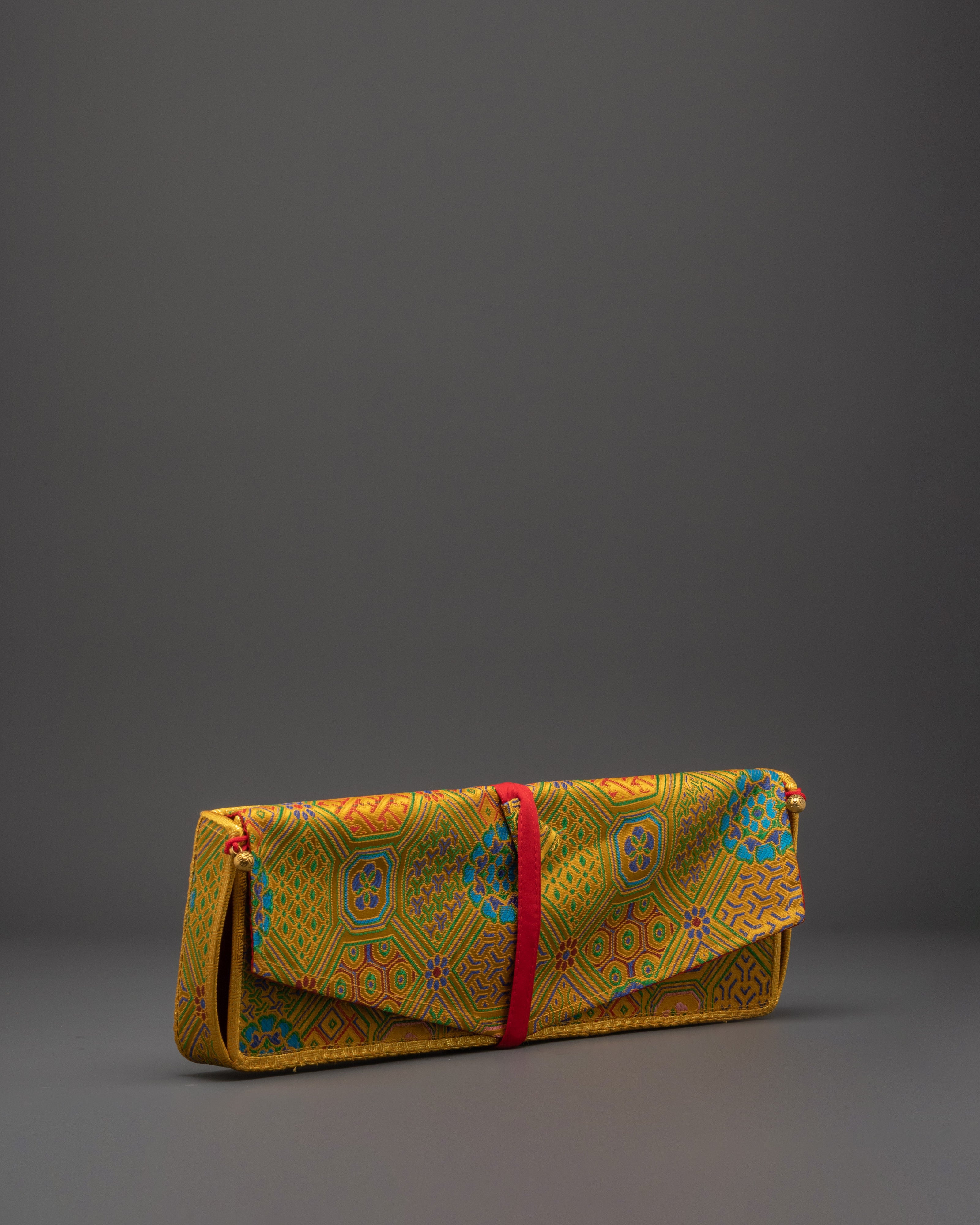 Traditional Brocade Book Cover | Silk Fabric Protective Sleeve for Books & Journals