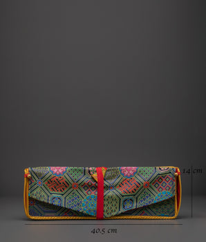Handcrafted Ethnic Fabric Book Cover | Silk Fabric Sleeve for Books & Journals