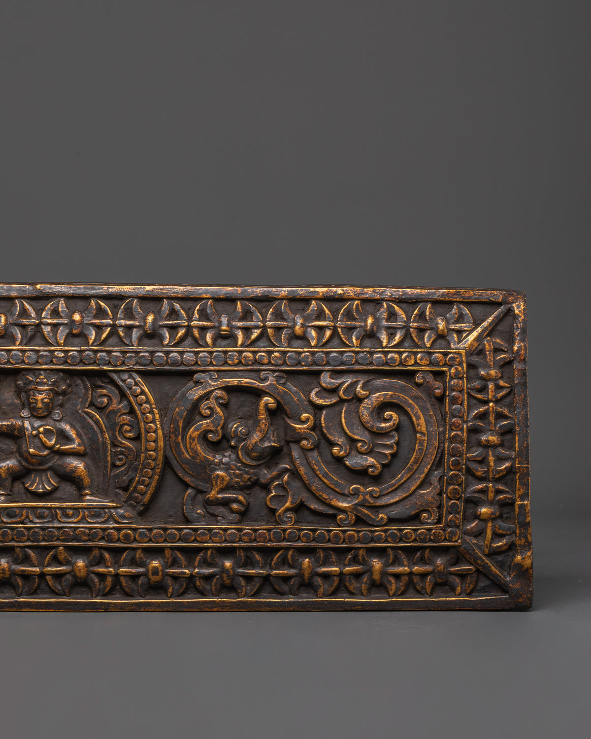 Handcrafted Traditional Brass Wall Hanging | Antique Finish Decorative Panel