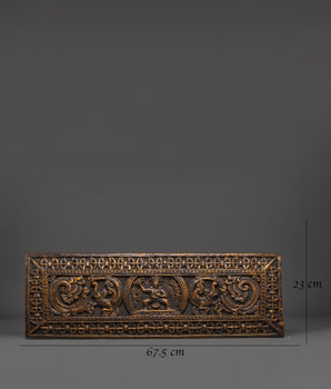 Handcrafted Traditional Brass Wall Hanging | Antique Finish Decorative Panel
