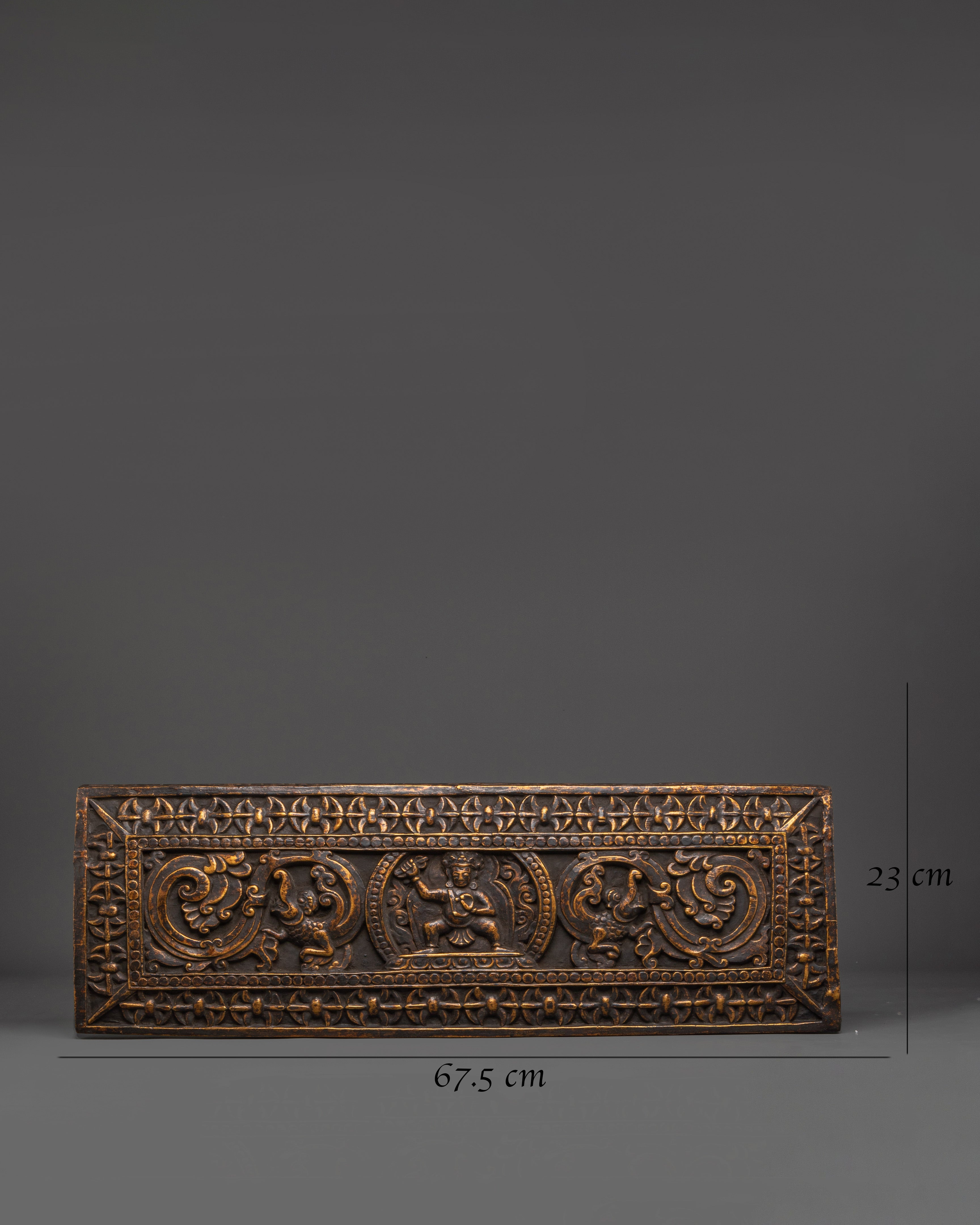 Handcrafted Traditional Brass Wall Hanging | Antique Finish Decorative Panel