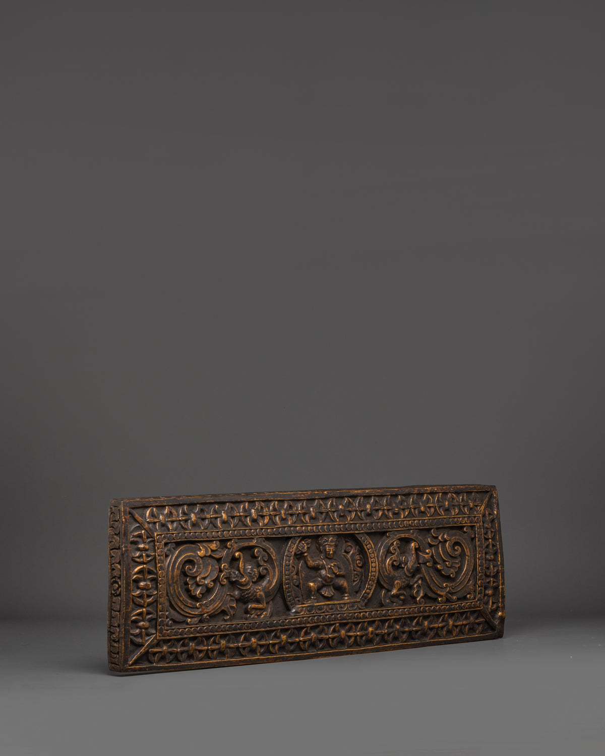 Handcrafted Traditional Brass Wall Hanging | Antique Finish Decorative Panel