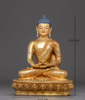 Serene Amitabha Buddha Sculpture | Emblem of Infinite Light