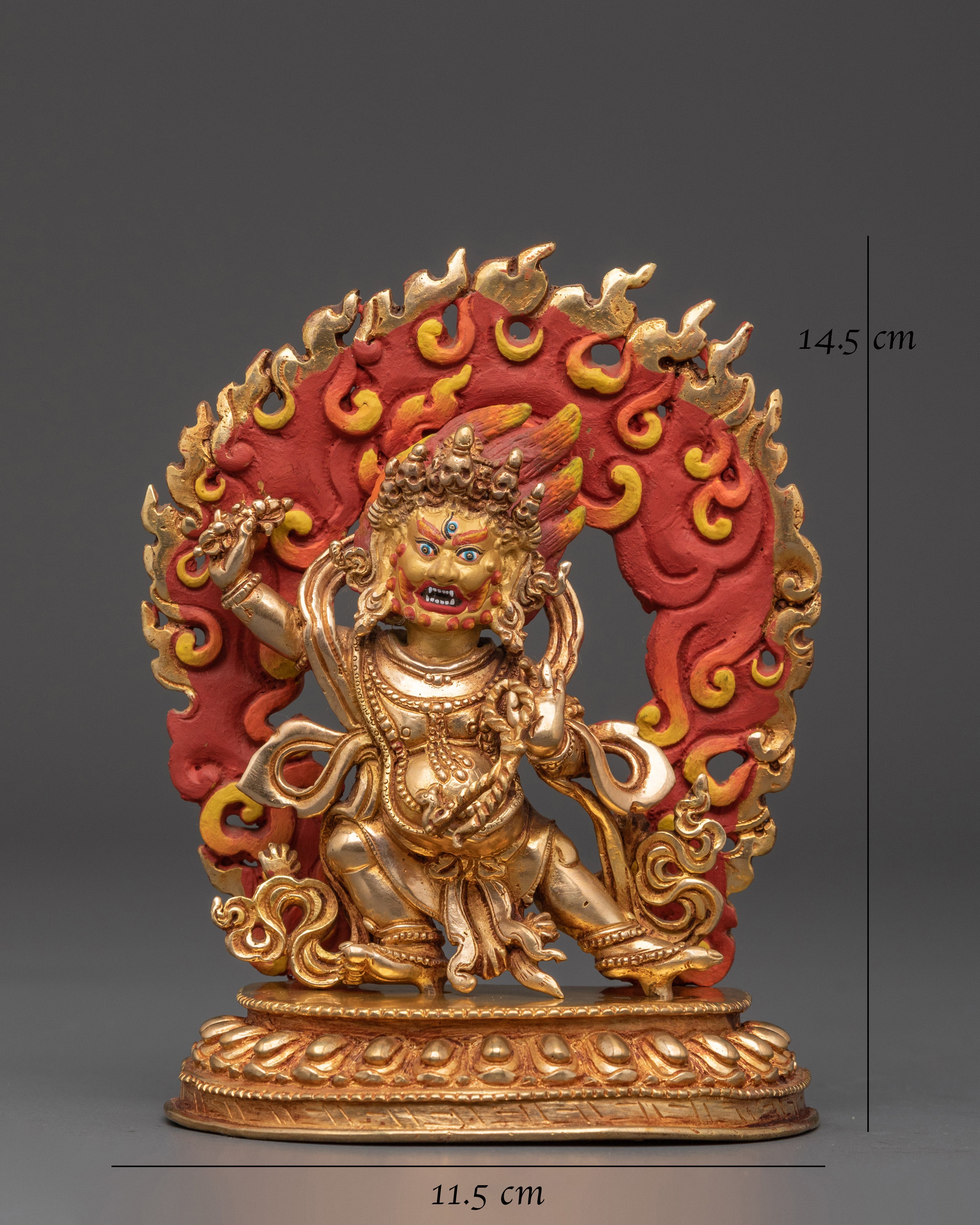 Wrathful Bodhisattva Vajrapani | Vajrapani Statue for Power, Protection & Spiritual Strength