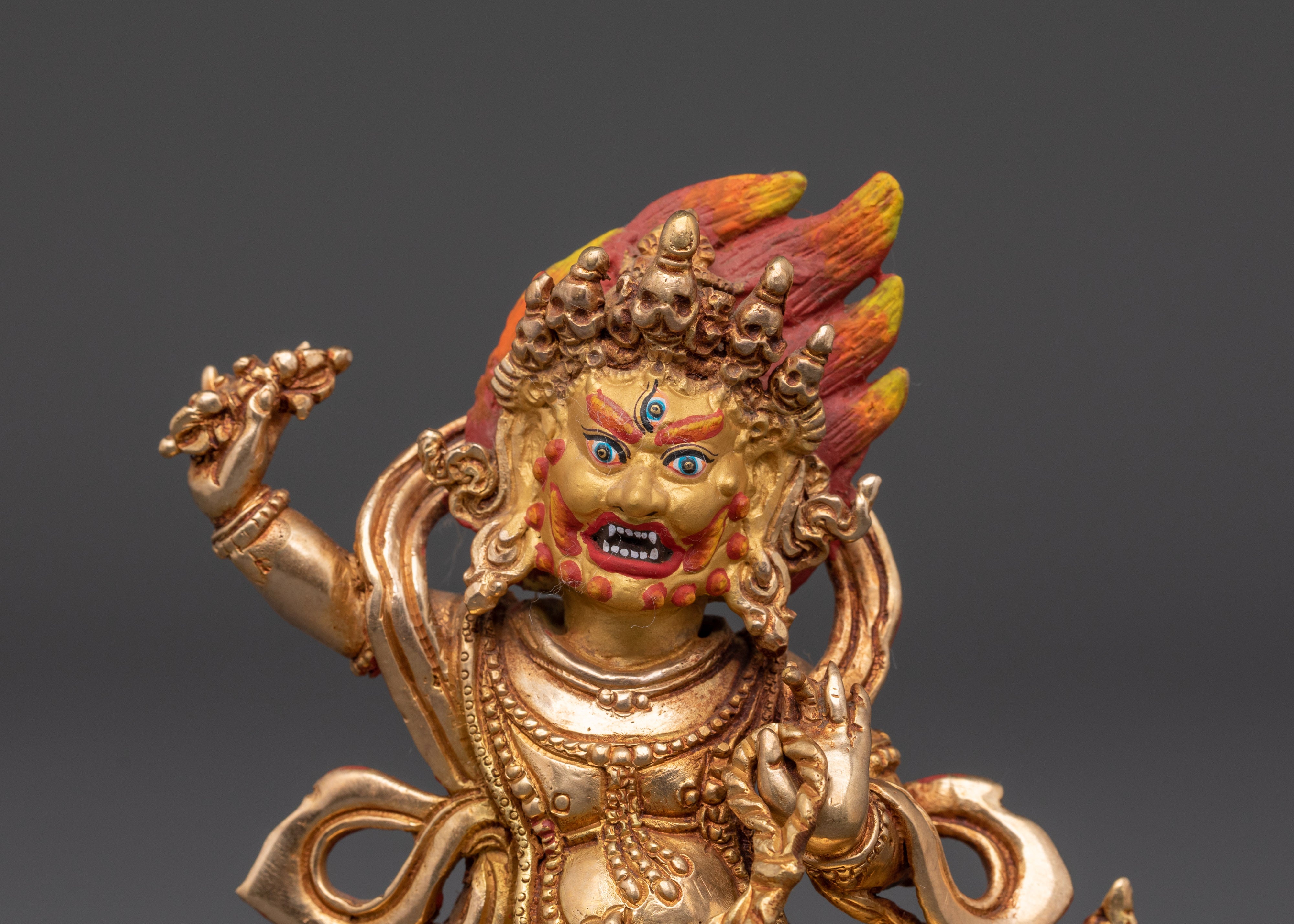 Wrathful Bodhisattva Vajrapani | Vajrapani Statue for Power, Protection & Spiritual Strength
