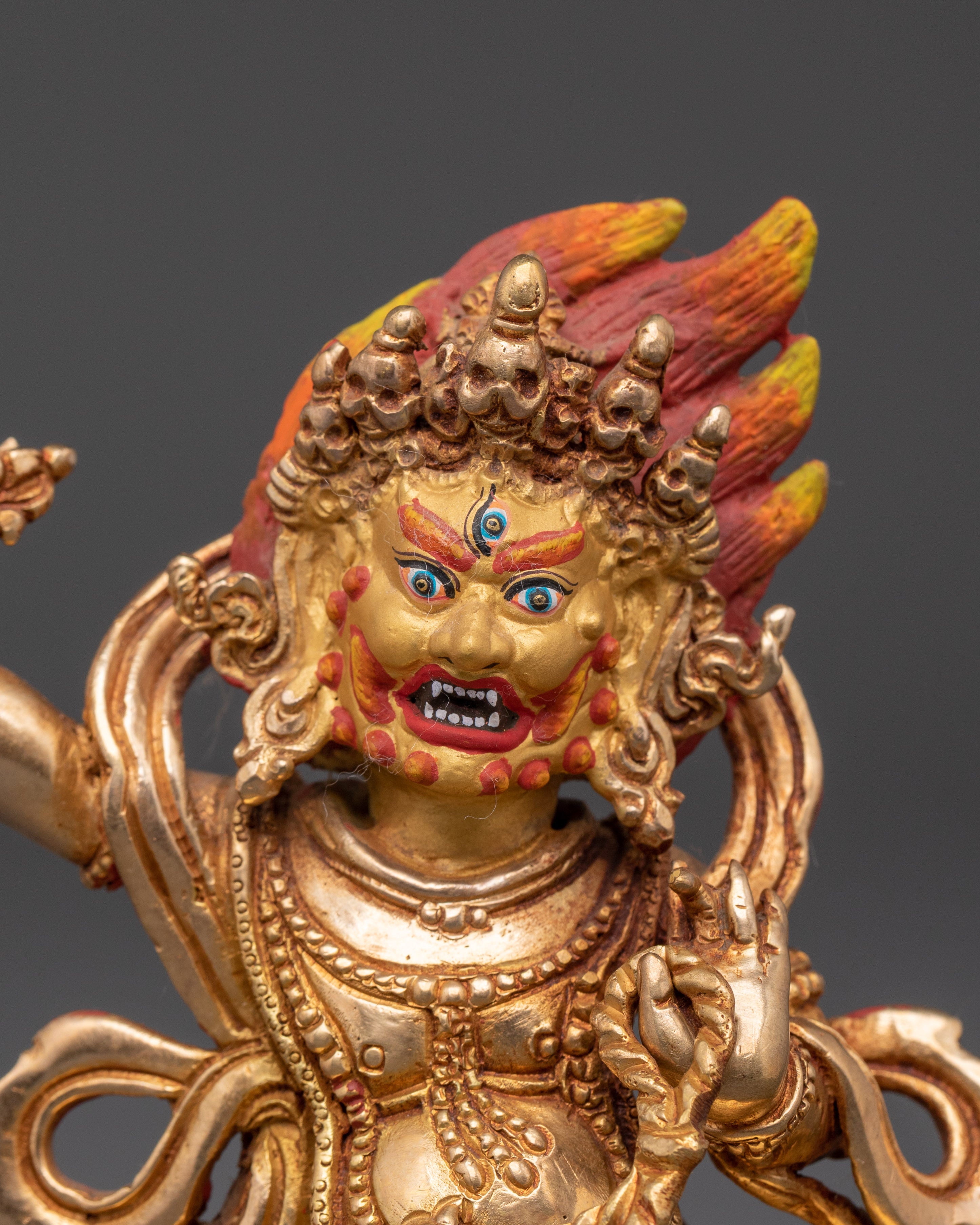 Wrathful Bodhisattva Vajrapani | Vajrapani Statue for Power, Protection & Spiritual Strength