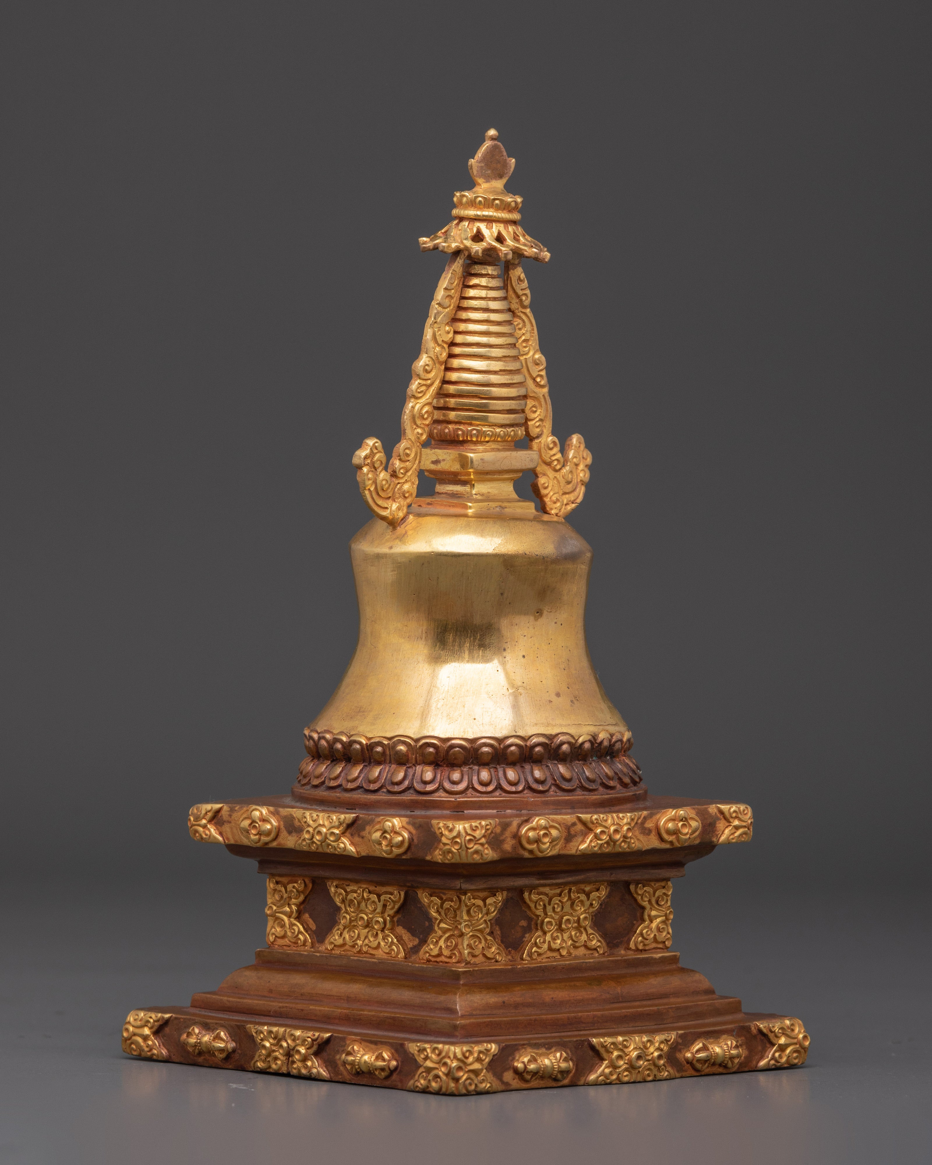 Handcrafted Buddhist Stupa for Prayer | Tibetan Art Work
