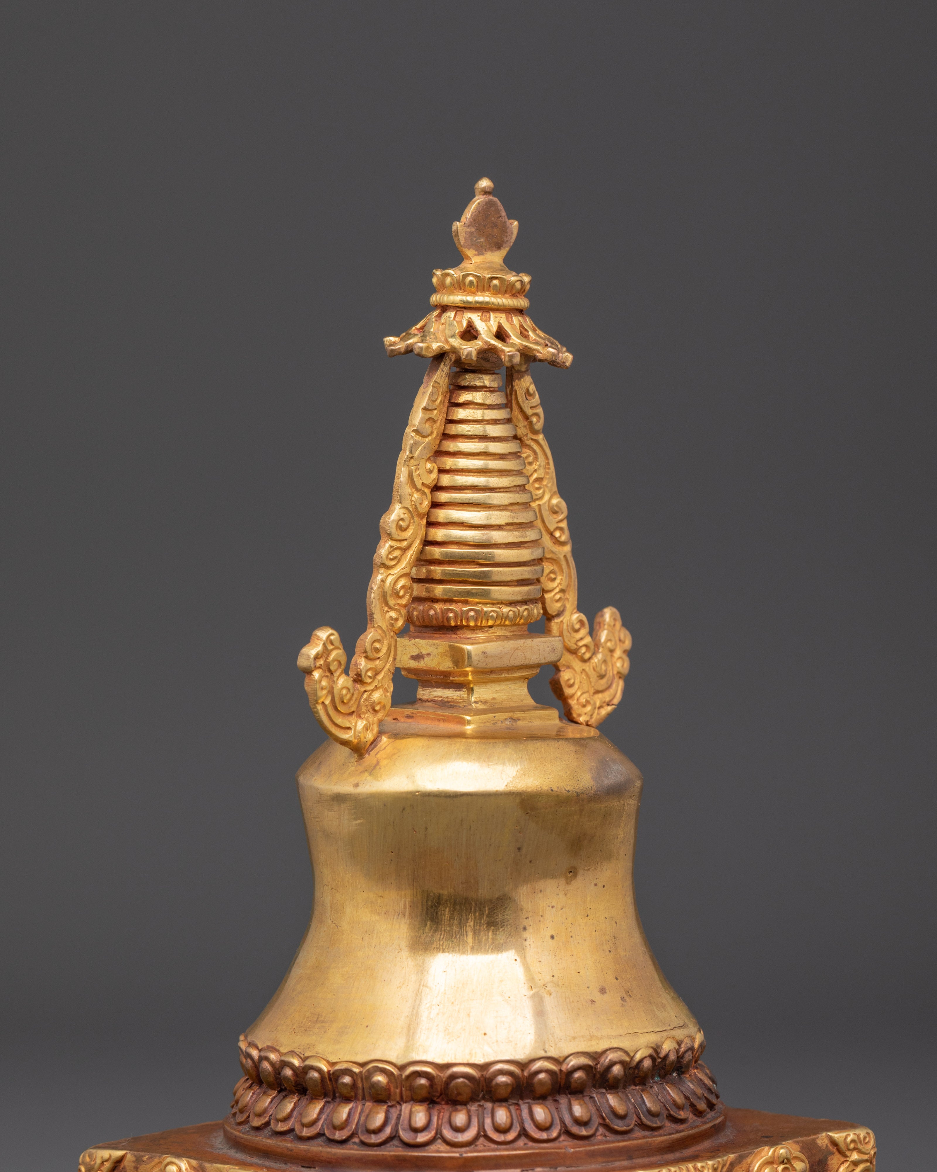 Handcrafted Buddhist Stupa for Prayer | Tibetan Art Work